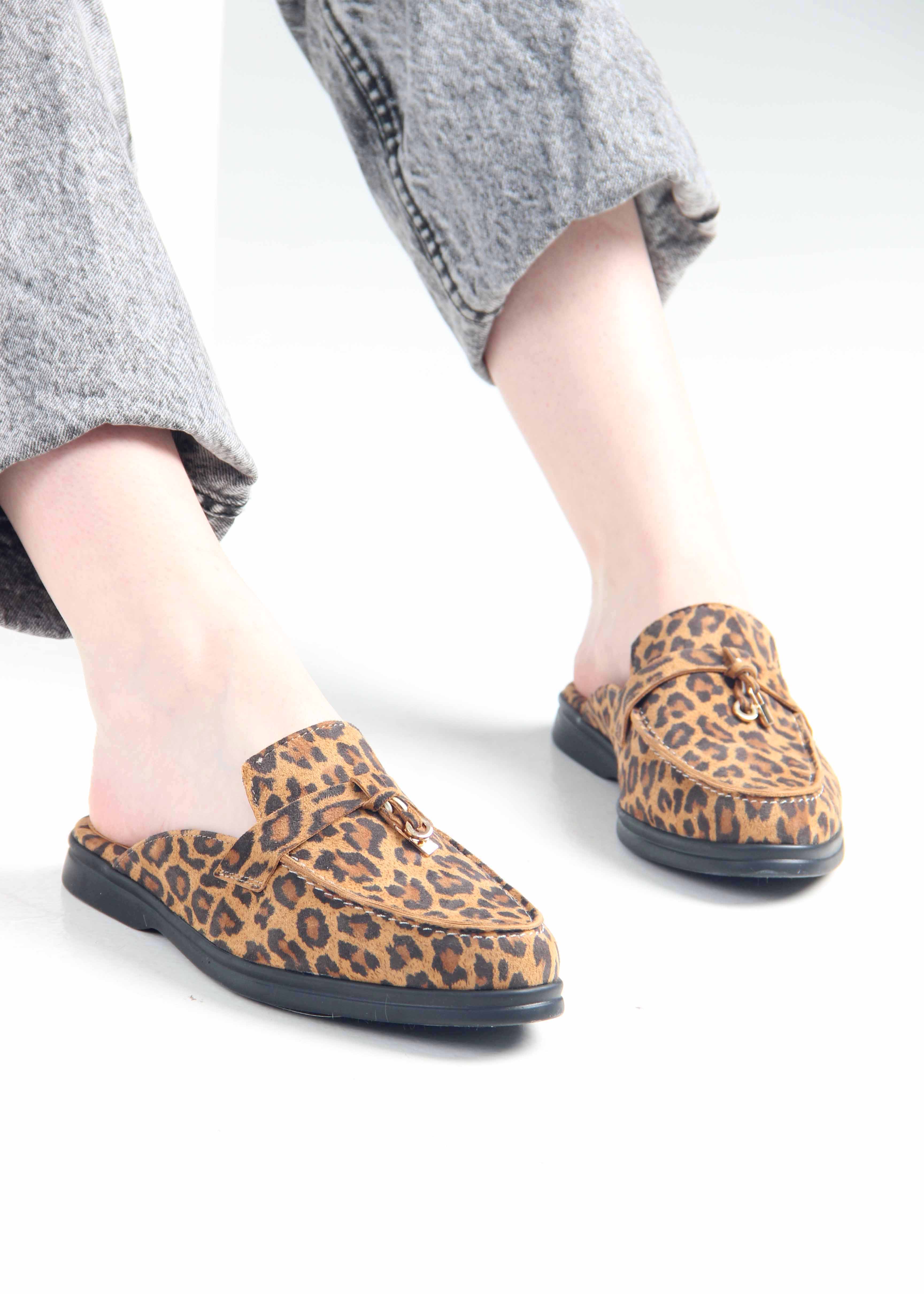 картинка Мюли ED'ART 1070.2614'bl. коричневый леопард от интернет магазина