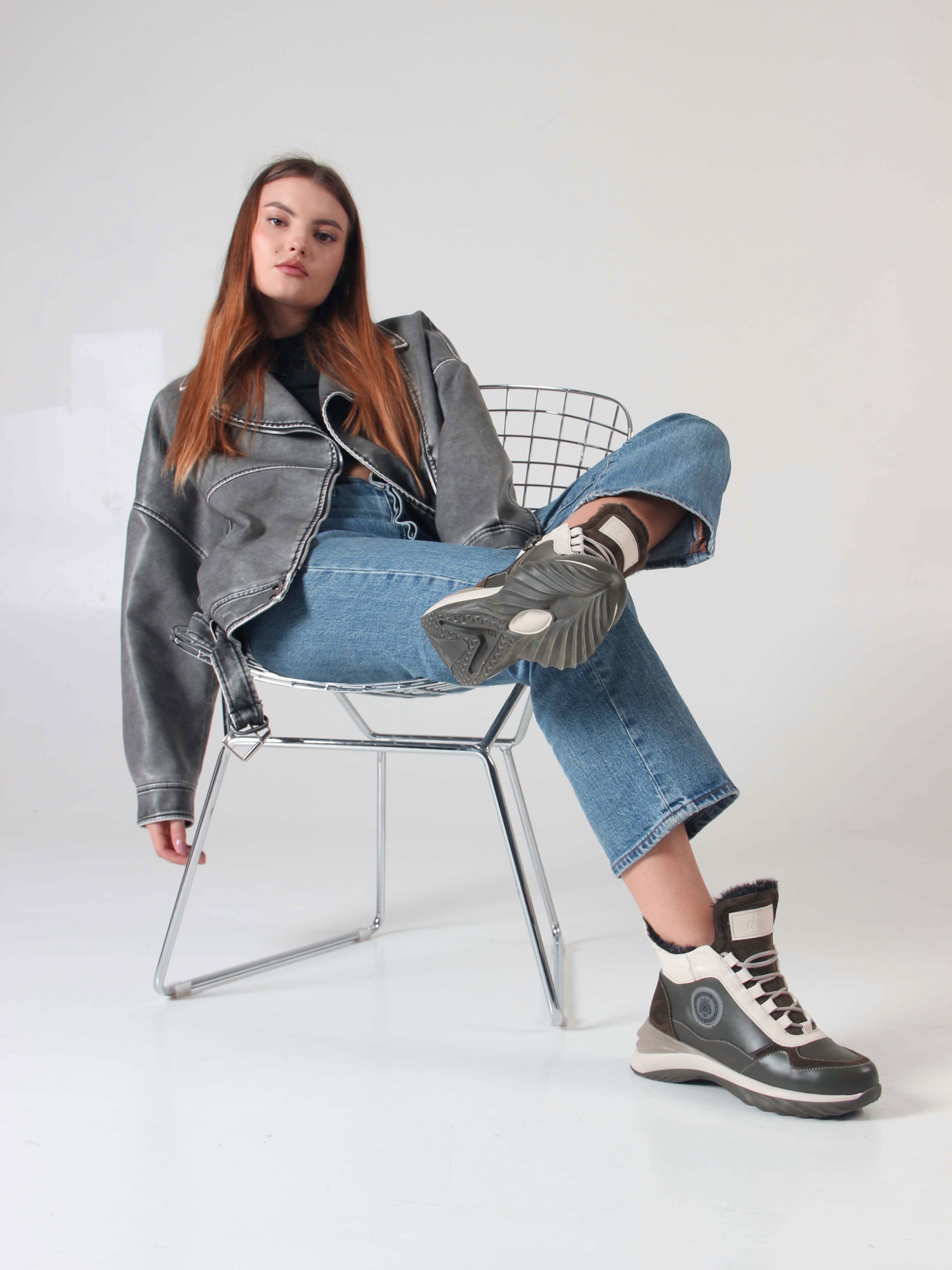 картинка Ботинки ED'ART 350.uno2'gr. хаки бежевый от интернет магазина