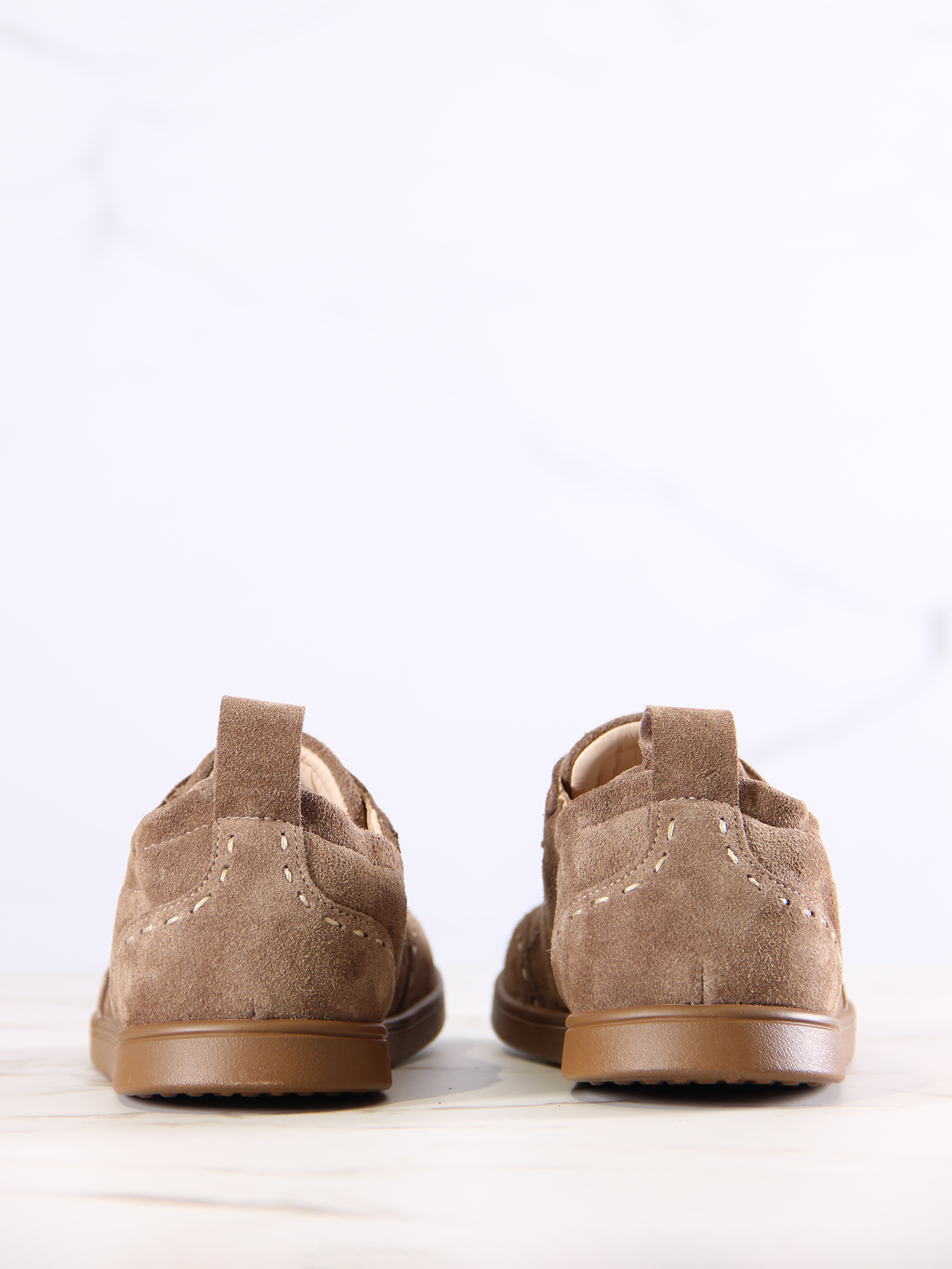 картинка Сникерины ED'ART 178.асти"br.Серо-коричневая замша от интернет магазина