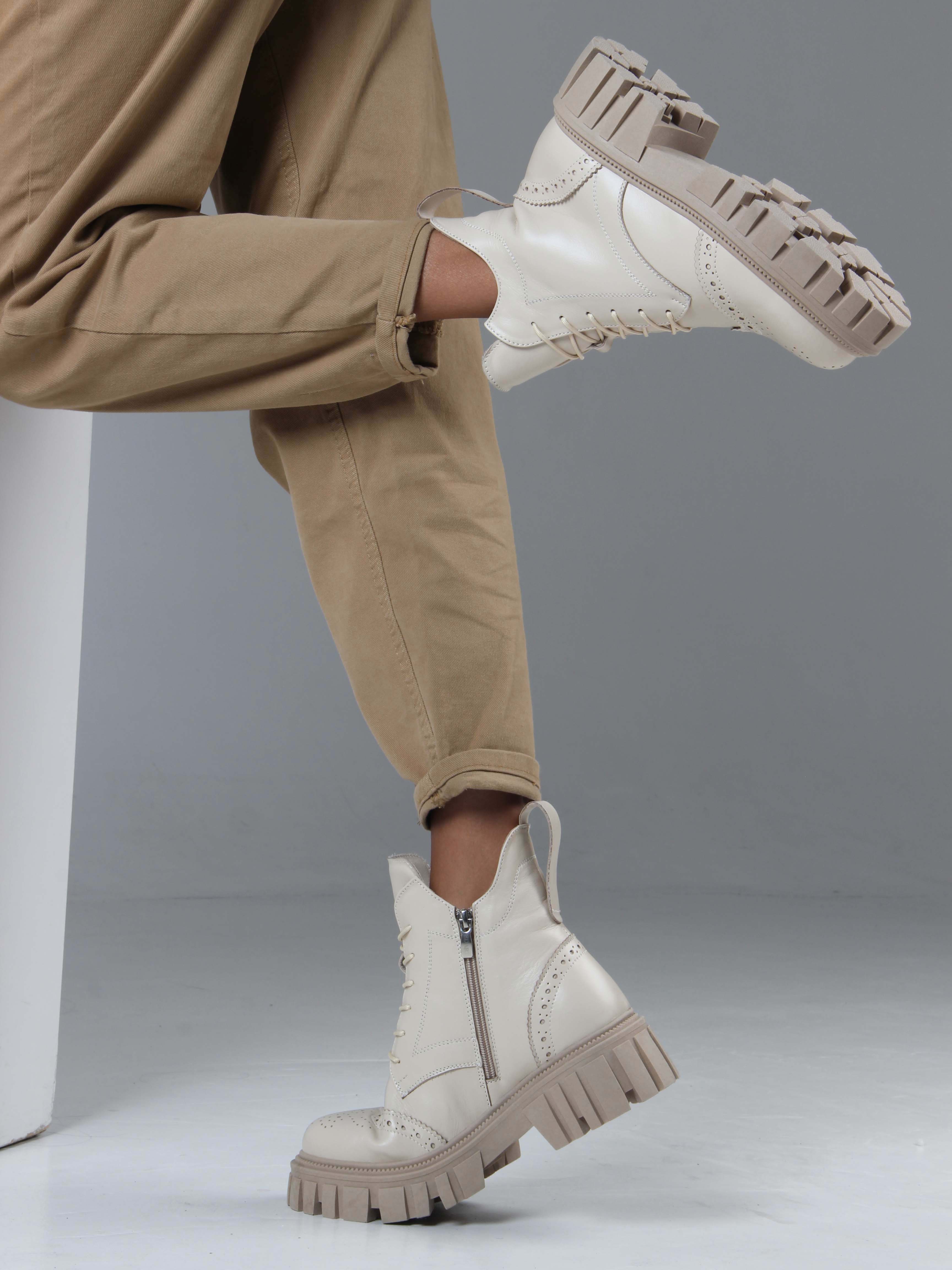 картинка Ботинки ED'ART 338.21153'be. beige от интернет магазина