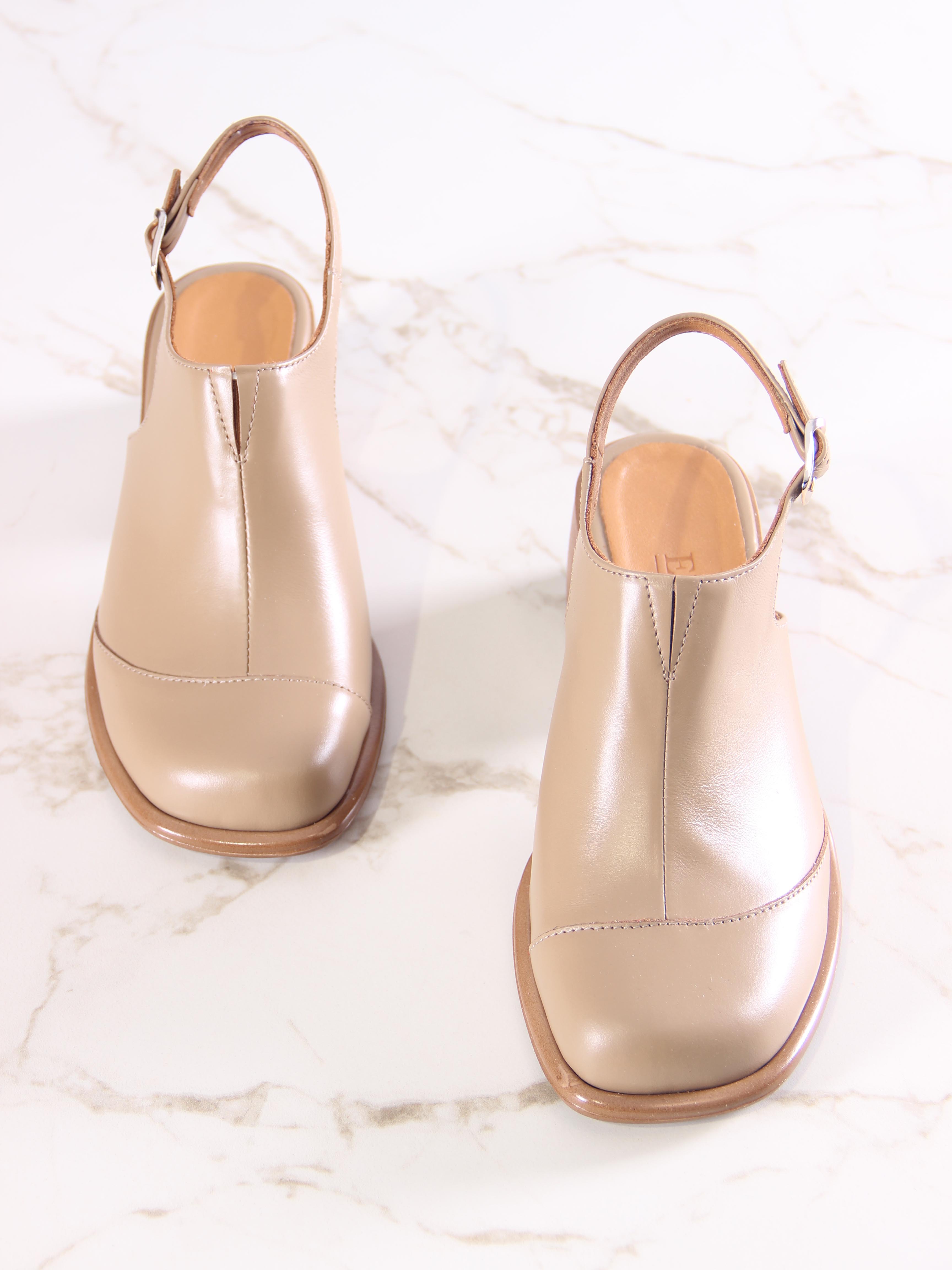 картинка Босоножки ED'ART 5133.23663'be. Круассан майами+коричневый от интернет магазина