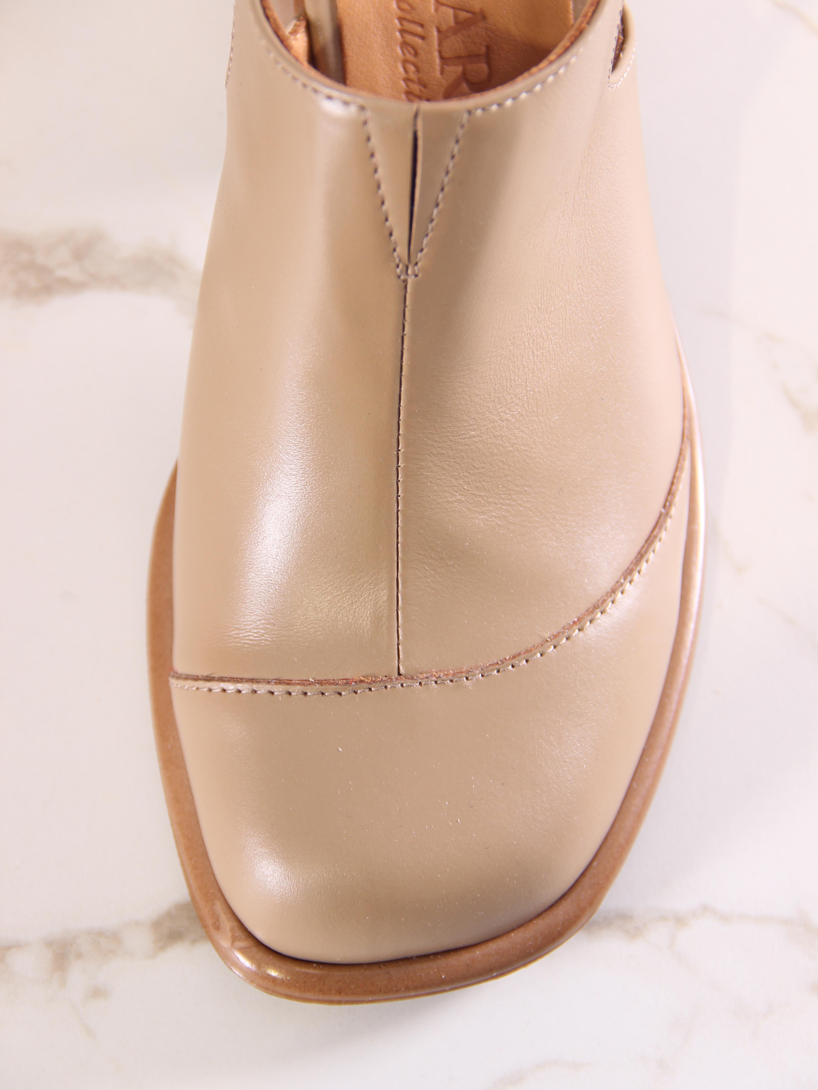 картинка Босоножки ED'ART 5133.23663'be. Круассан майами+коричневый от интернет магазина