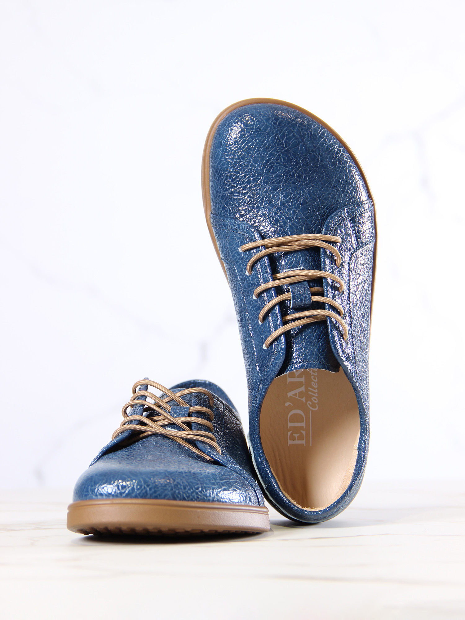 картинка Кеды босоногие ED'ART 182.асти'br.Синий наплак от интернет магазина