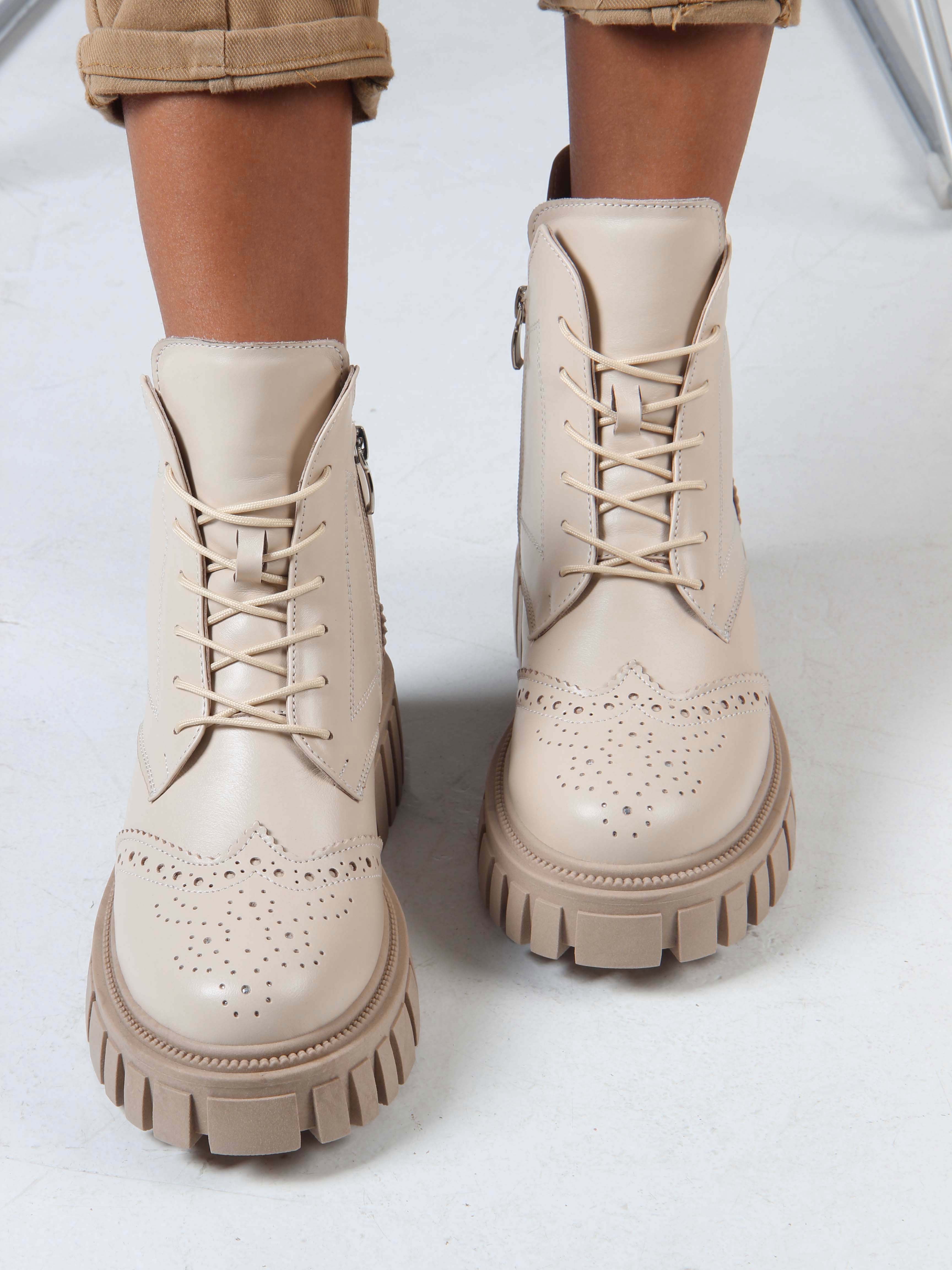 картинка Ботинки ED'ART 338.21153'be. beige от интернет магазина