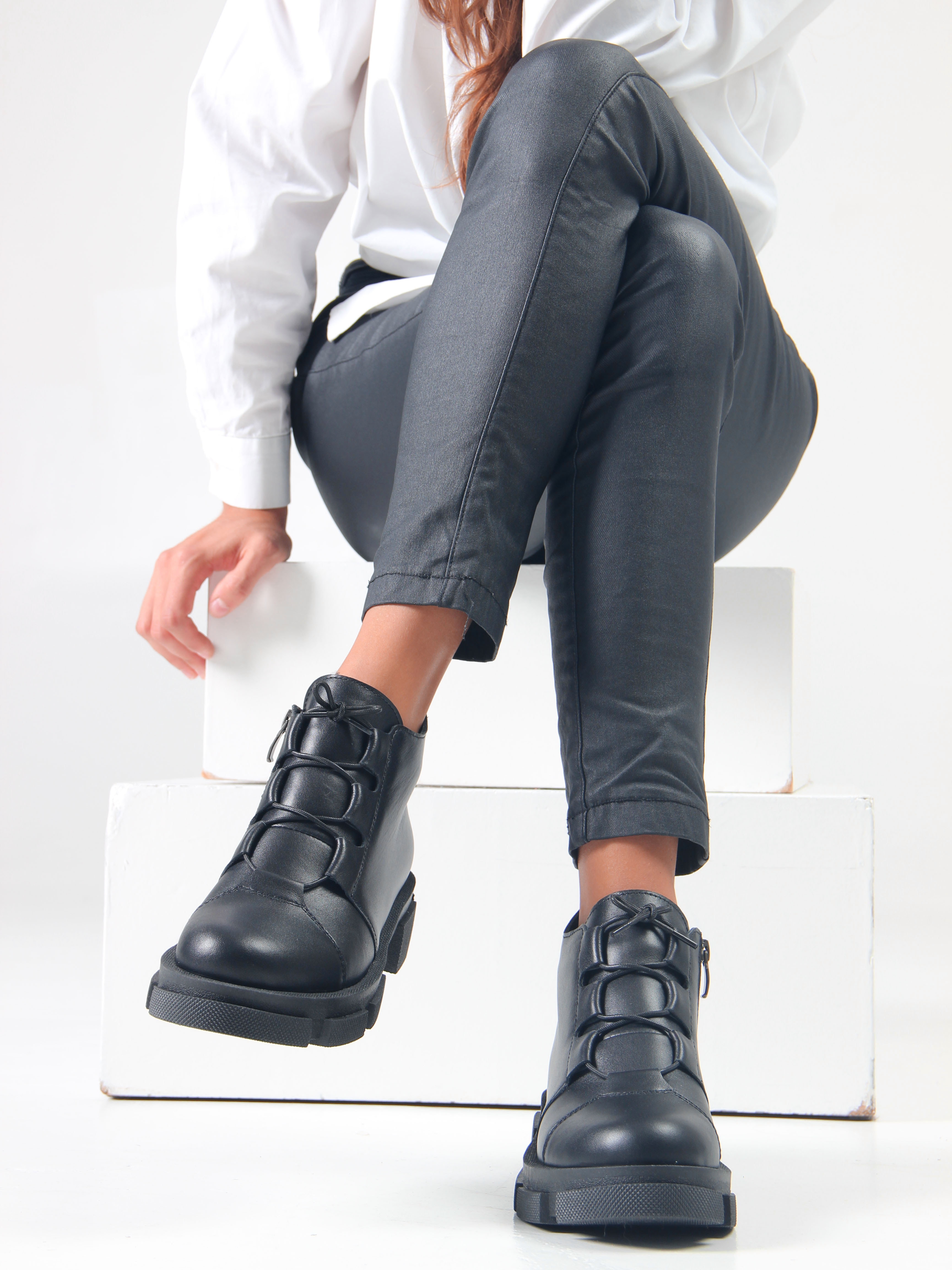 картинка Ботинки ED'ART 218.21074'bl. черный от интернет магазина