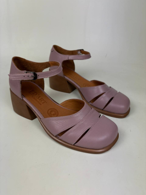 Босоножки ED'ART 5032.23663'be. Светлый тауп лион+коричневый уценка