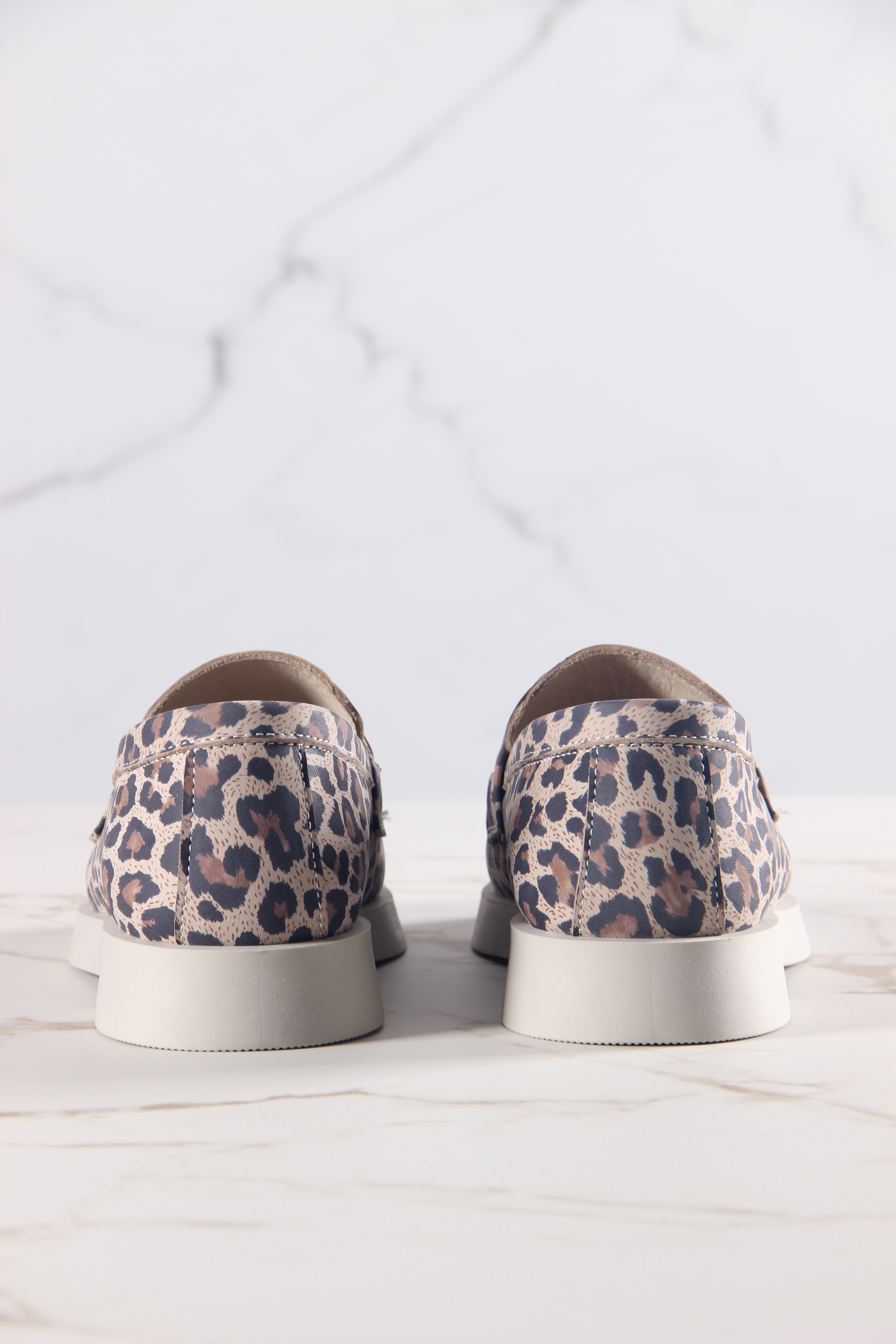 картинка Лоферы туфли ED'ART 172.1841'be. бежевый леопард от интернет магазина