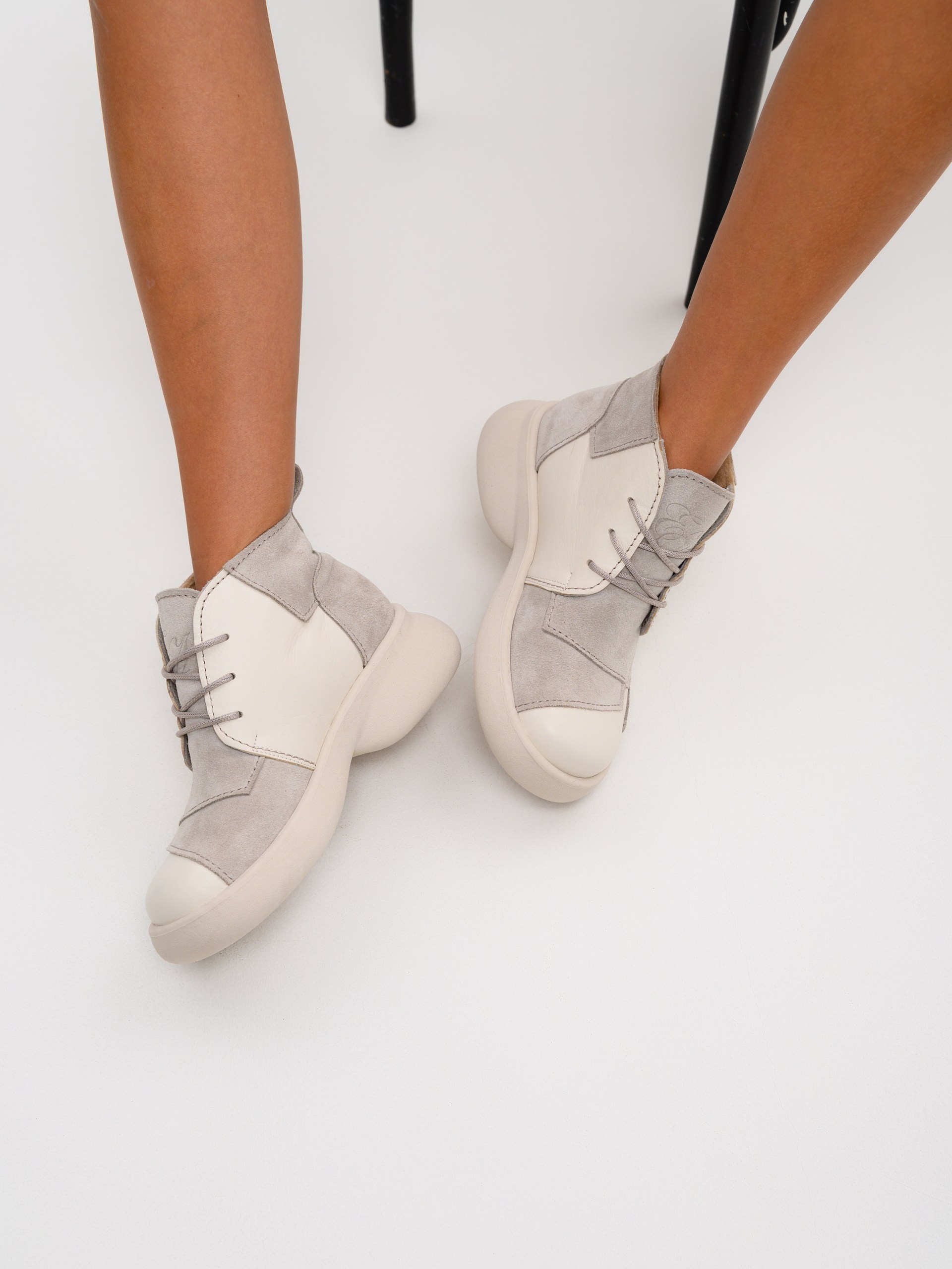 картинка Ботинки  ED'ART 305.927'be. Бежевый стар+каменная замша от интернет магазина