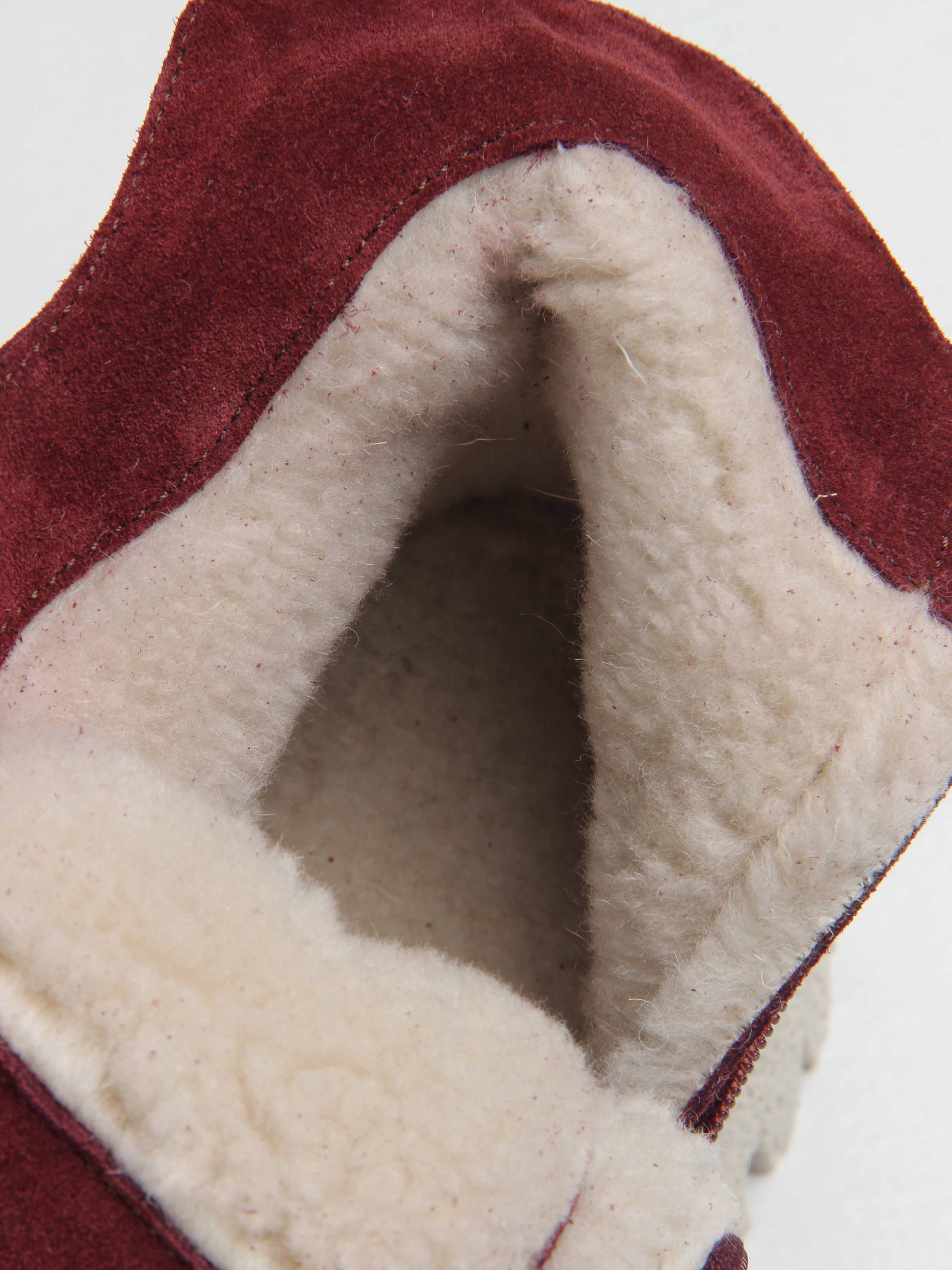 картинка Ботинки ED'ART 338.1541'be. бордо замша от интернет магазина