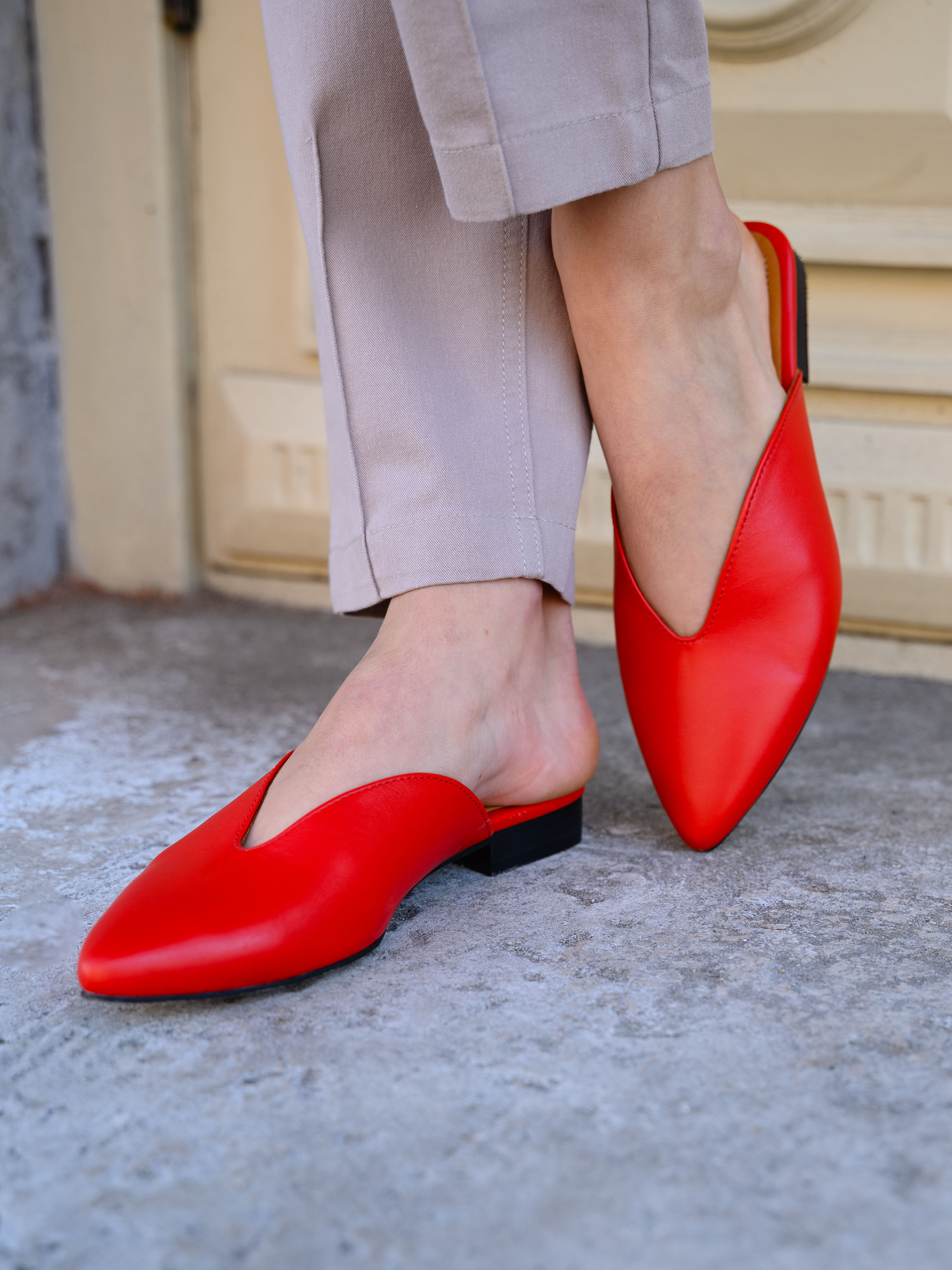 картинка Мюли ED'ART 1001.34104'bl. красный от интернет магазина