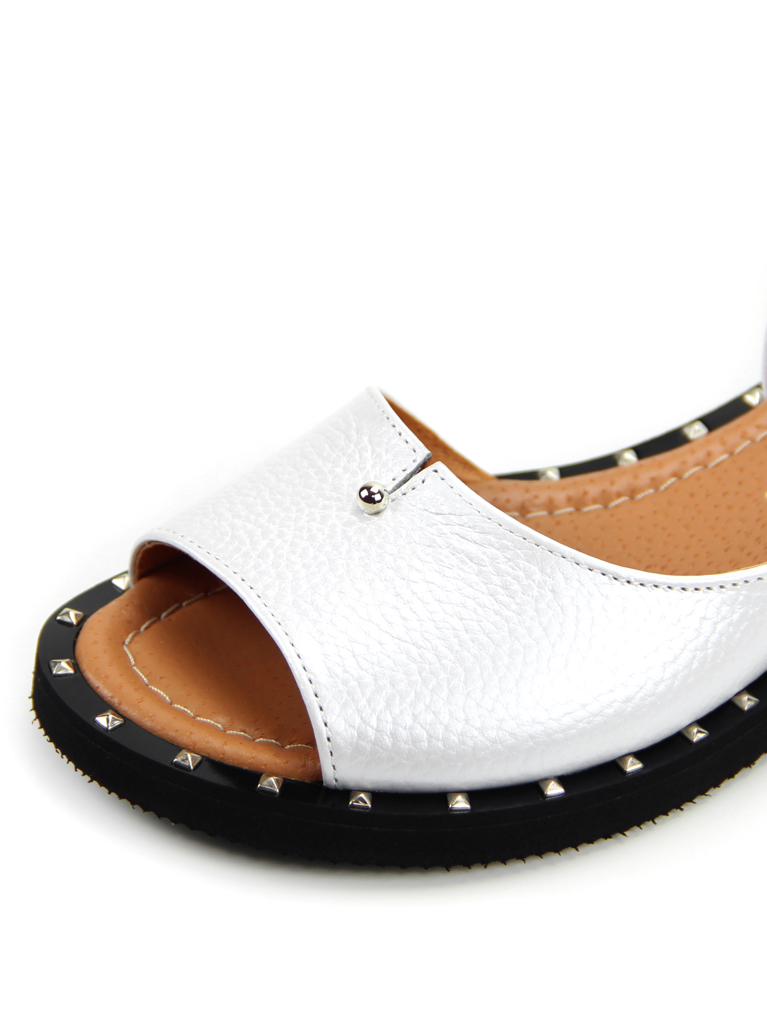 картинка Босоножки ED'ART 1023.110pyr'bl.белый R от интернет магазина