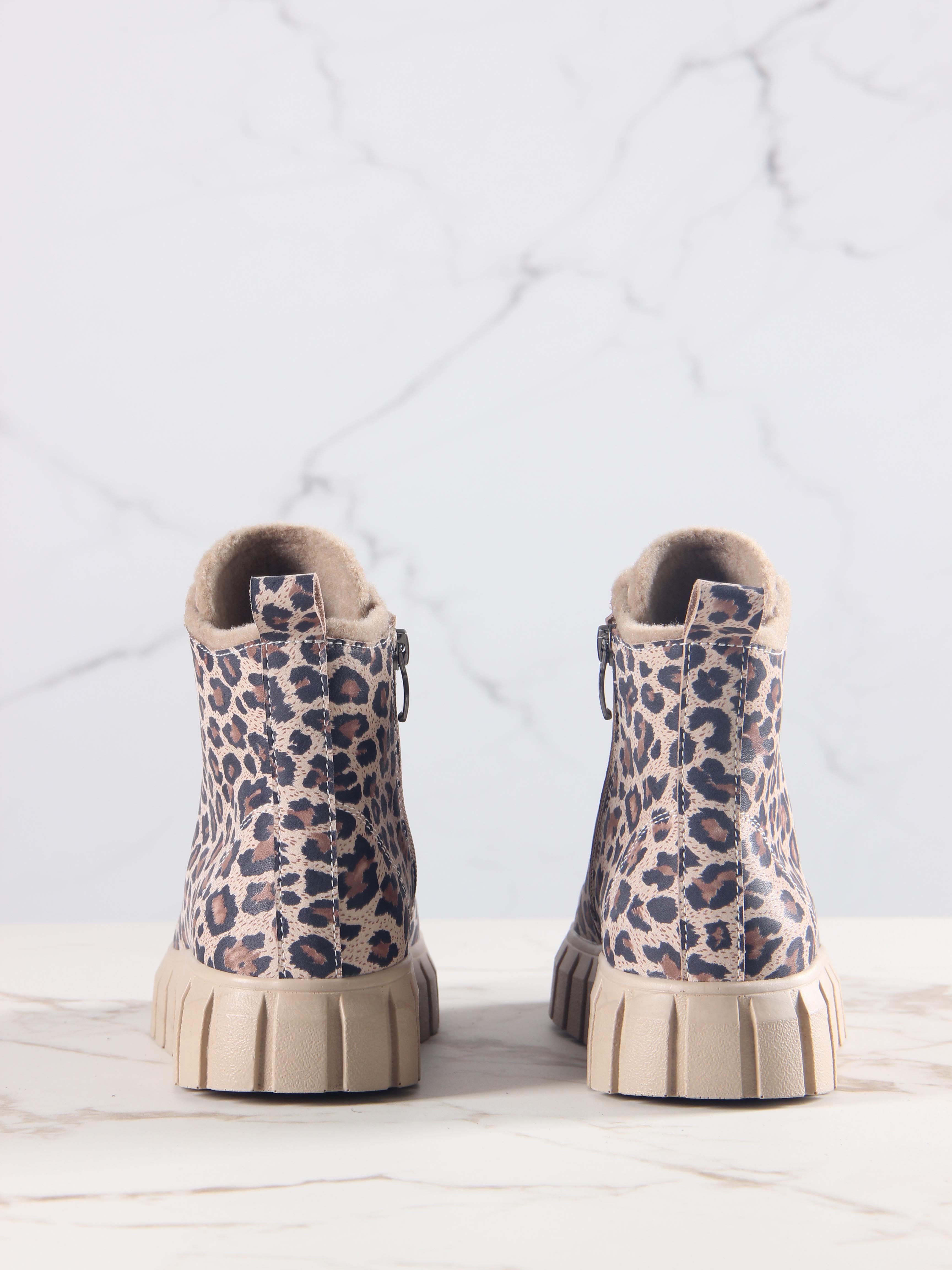 картинка Ботинки ED'ART 217.91505'be. бежевый леопард от интернет магазина