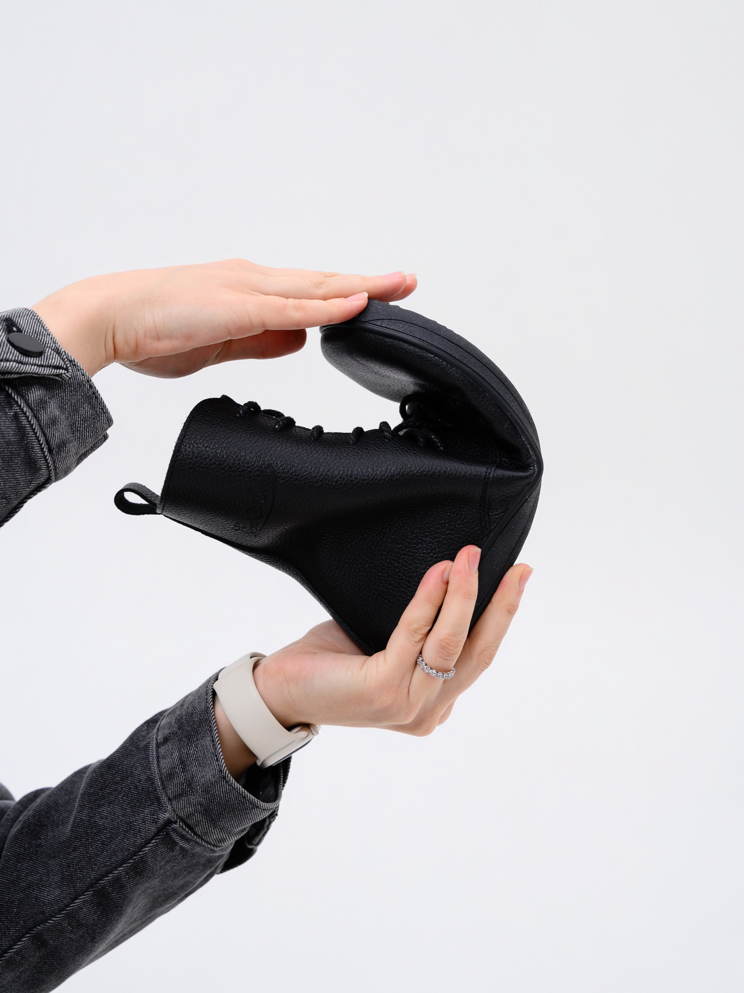 картинка Босоногие ботинки  ED'ART 351.NATA'bl.Черный флоттер от интернет магазина