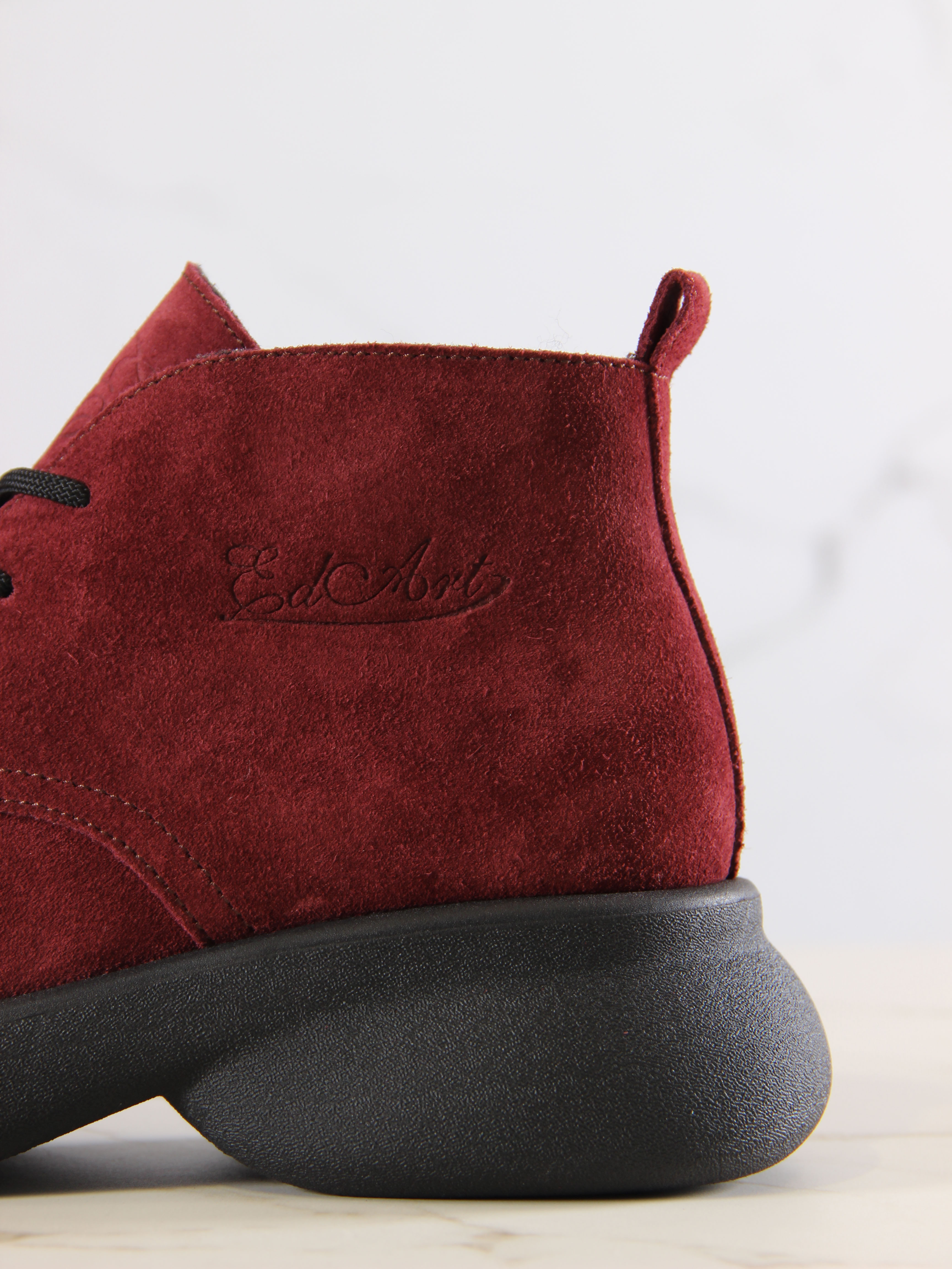 картинка Ботинки  ED'ART 308.927'bl.Бордо замша от интернет магазина