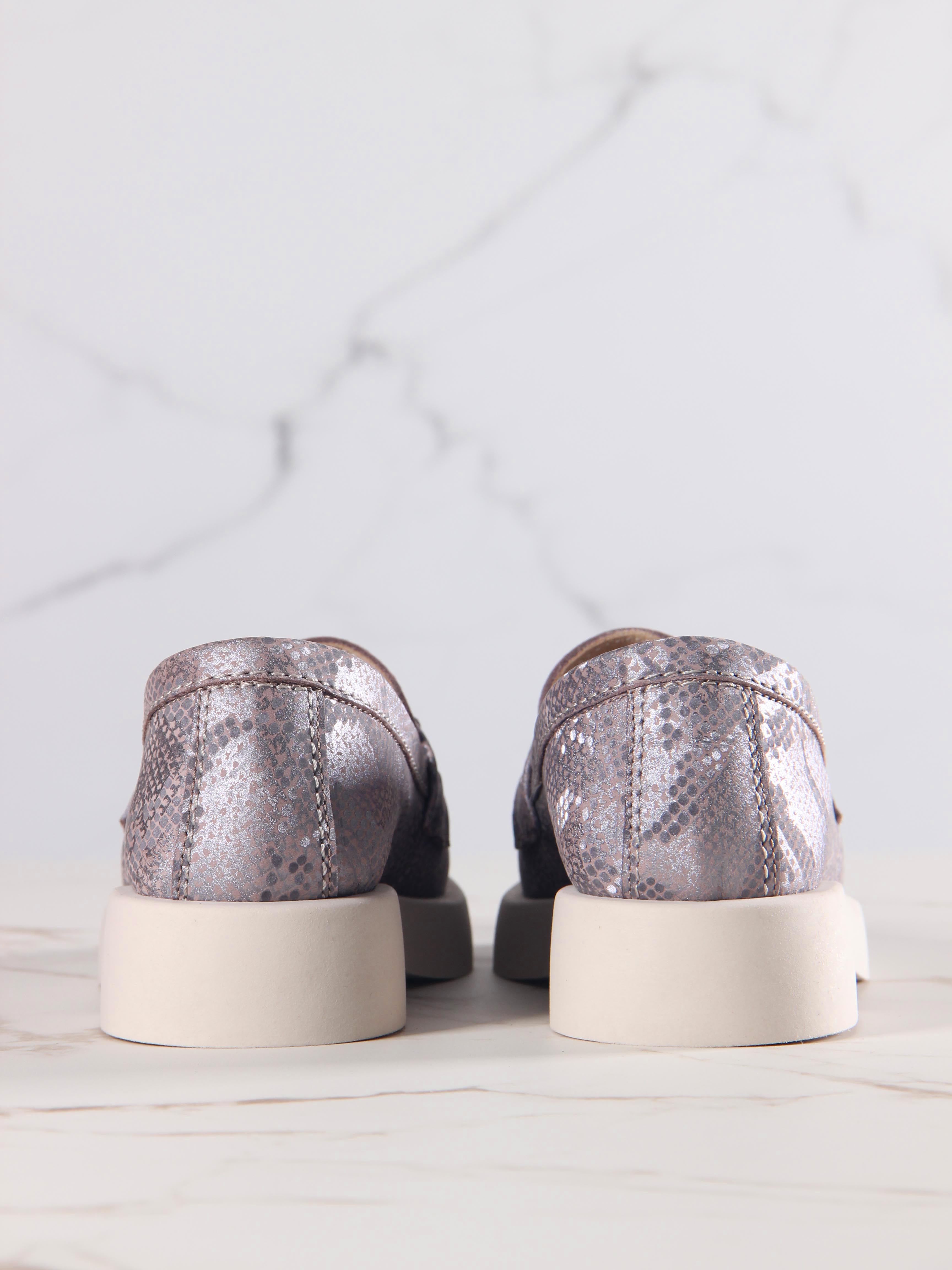 картинка Лоферы туфли ED'ART 174.1593'be. мутон мамба от интернет магазина