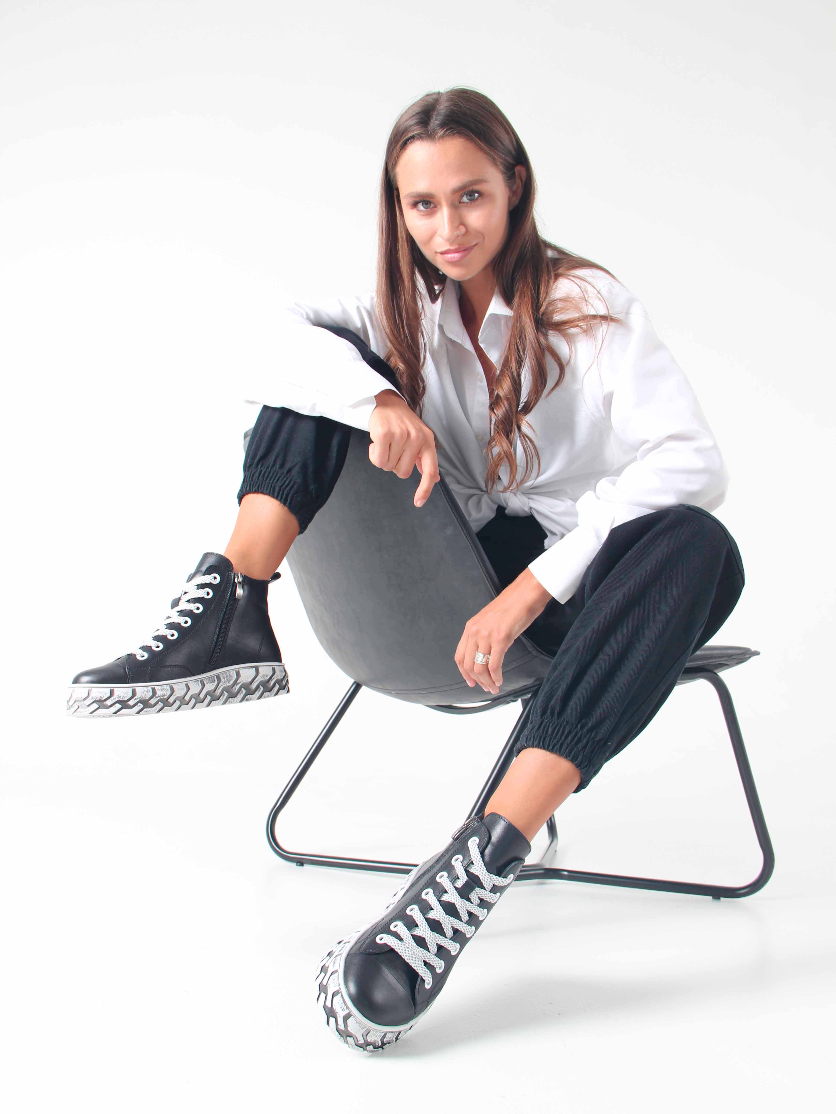 картинка Ботинки ED'ART 213.iceberg'w. black от интернет магазина