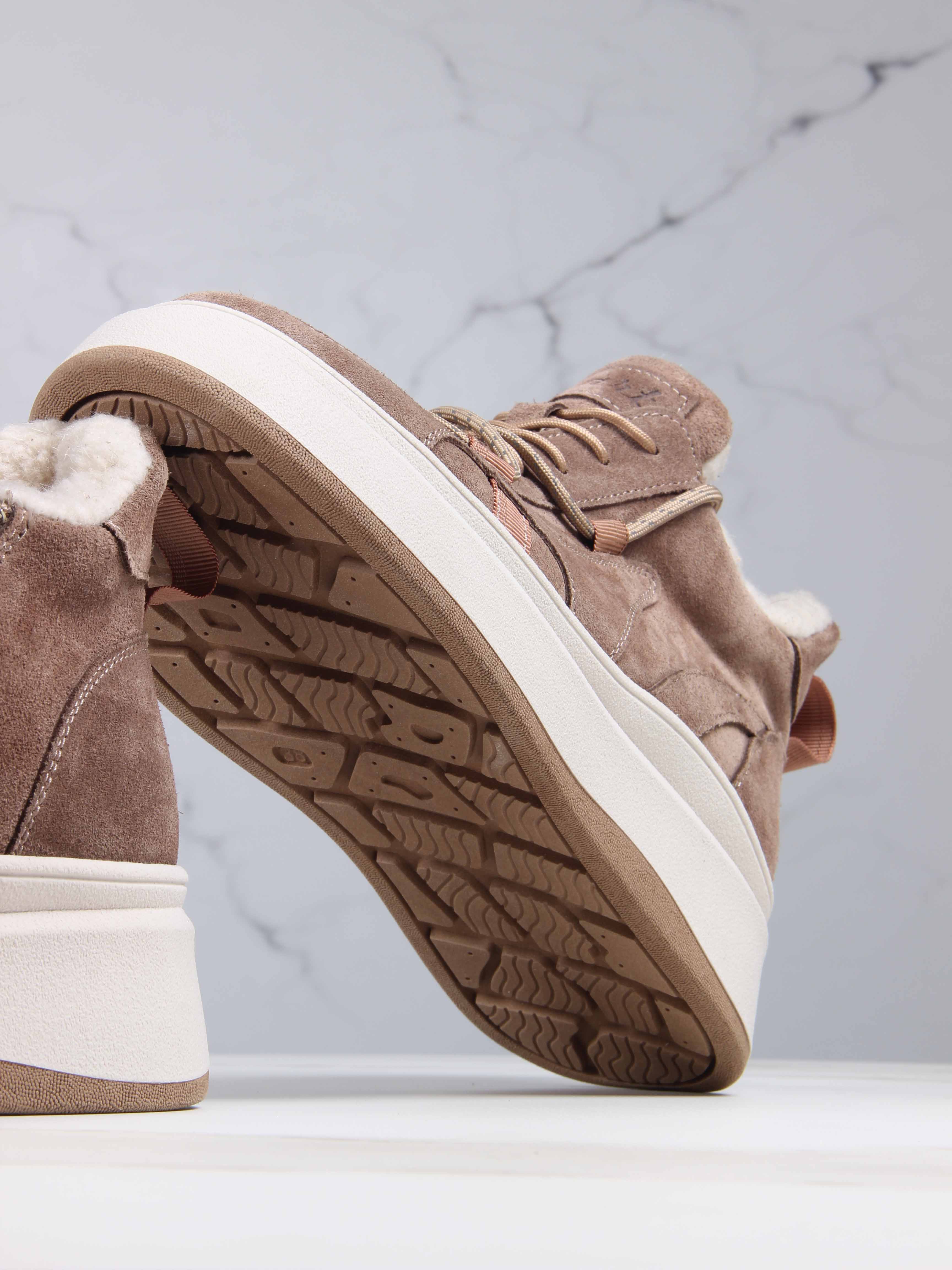 картинка Ботинки ED'ART 229.windy'be. Серо-коричневая замша от интернет магазина