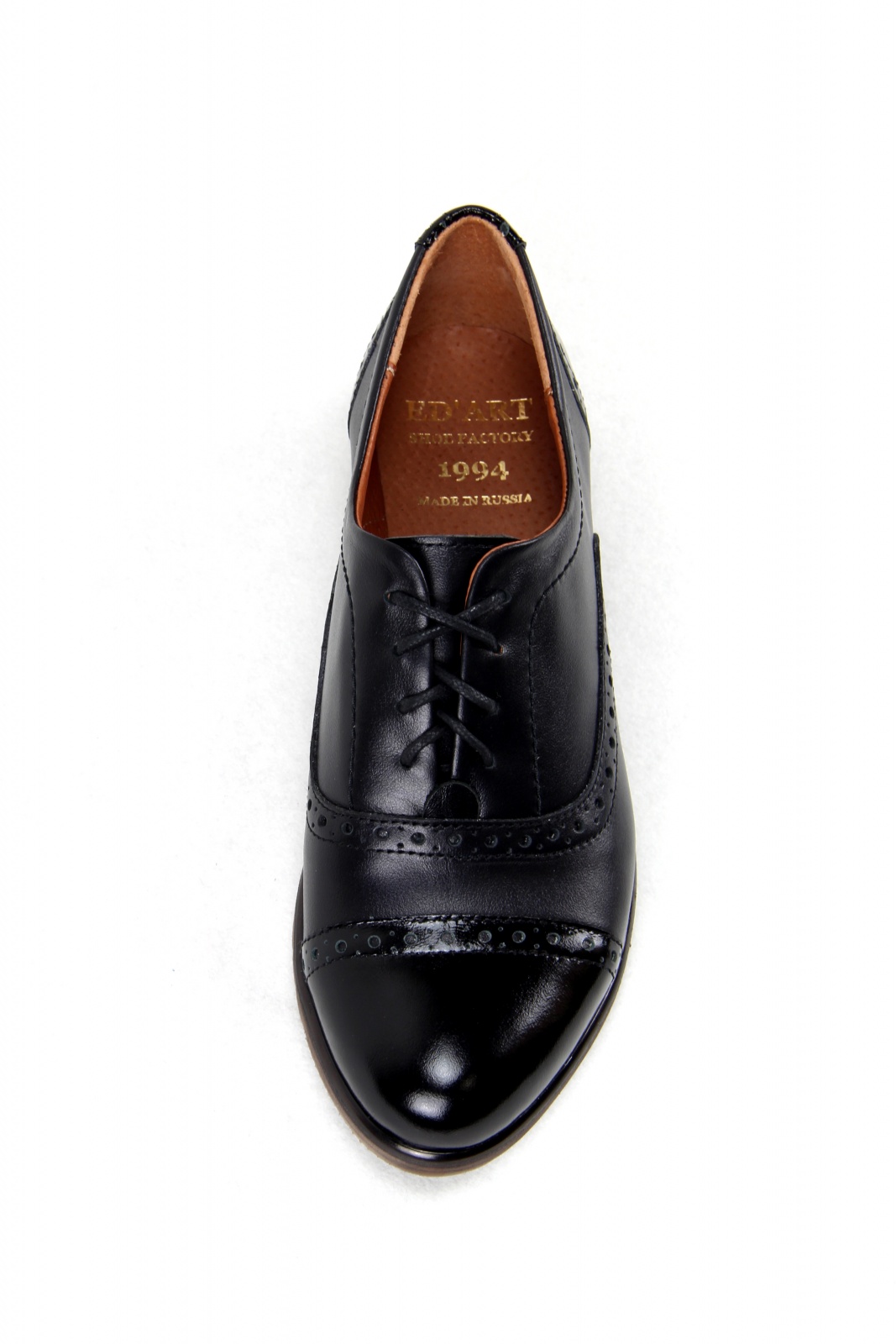 картинка Туфли полуботинки ED'ART 101.berta.black+lacq от интернет магазина