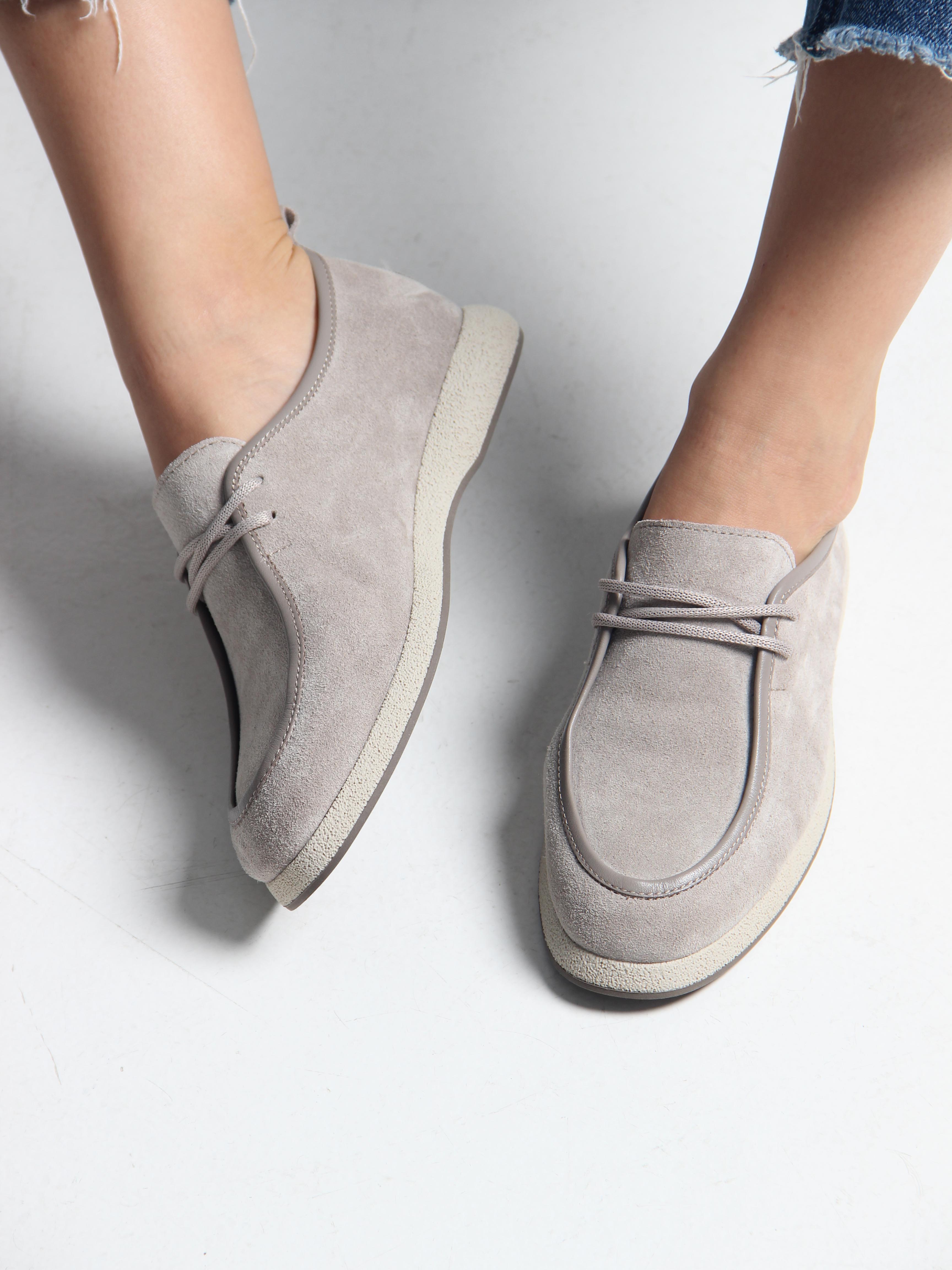 картинка Мокасины ED'ART 191.1607'be. каменный замша от интернет магазина