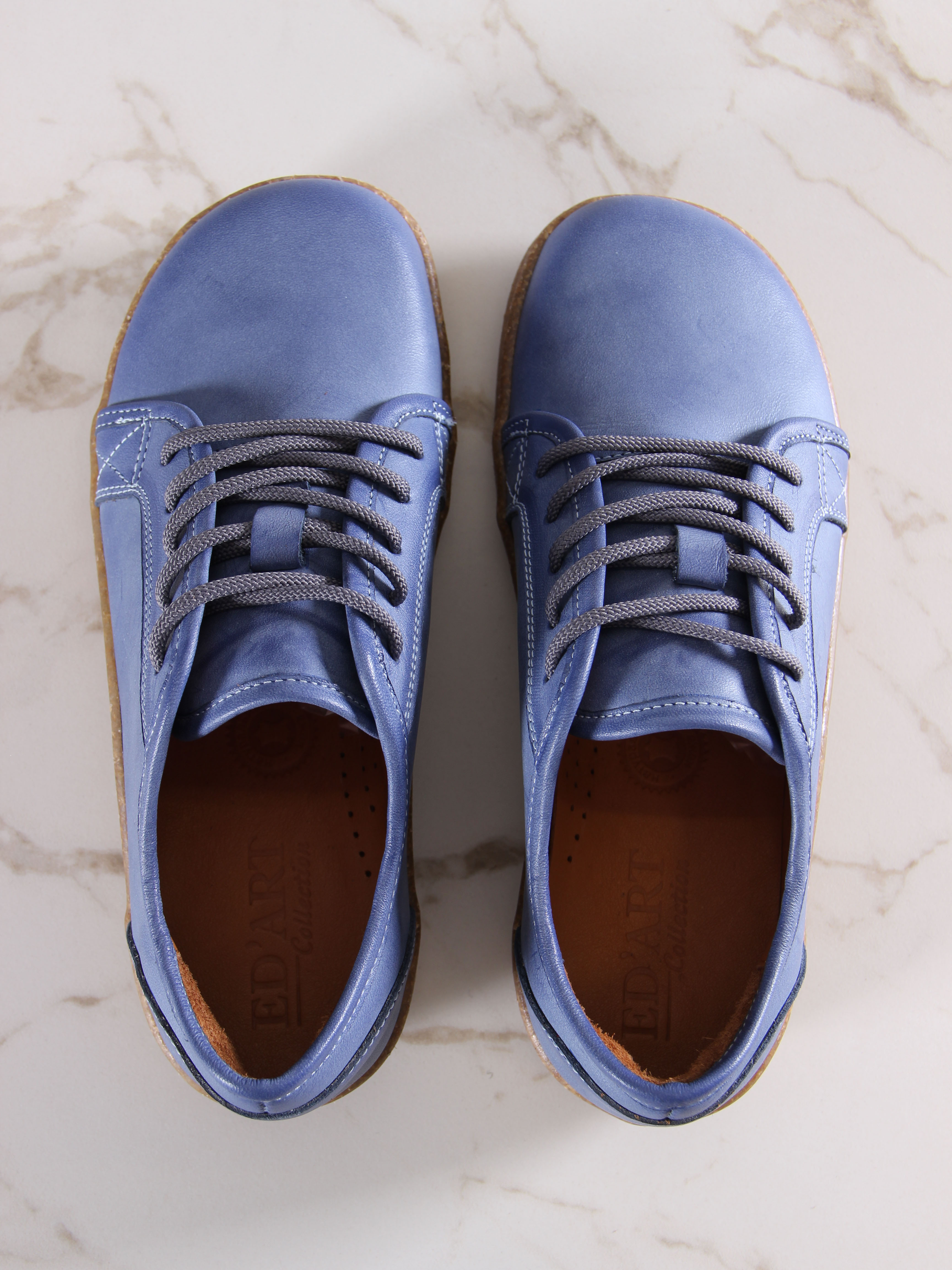 картинка Кеды ED'ART 182.2048'br. Вакса джинс от интернет магазина