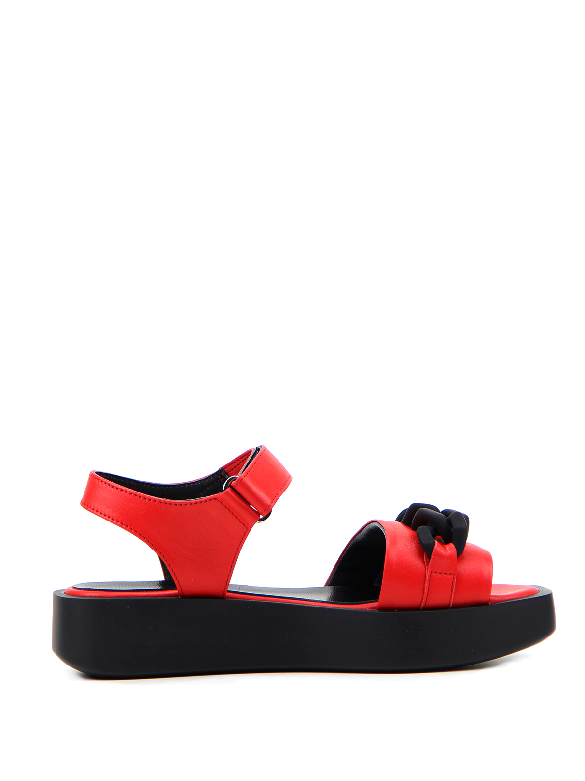 картинка Босоножки ED'ART 2024.0103'bl. red R от интернет магазина