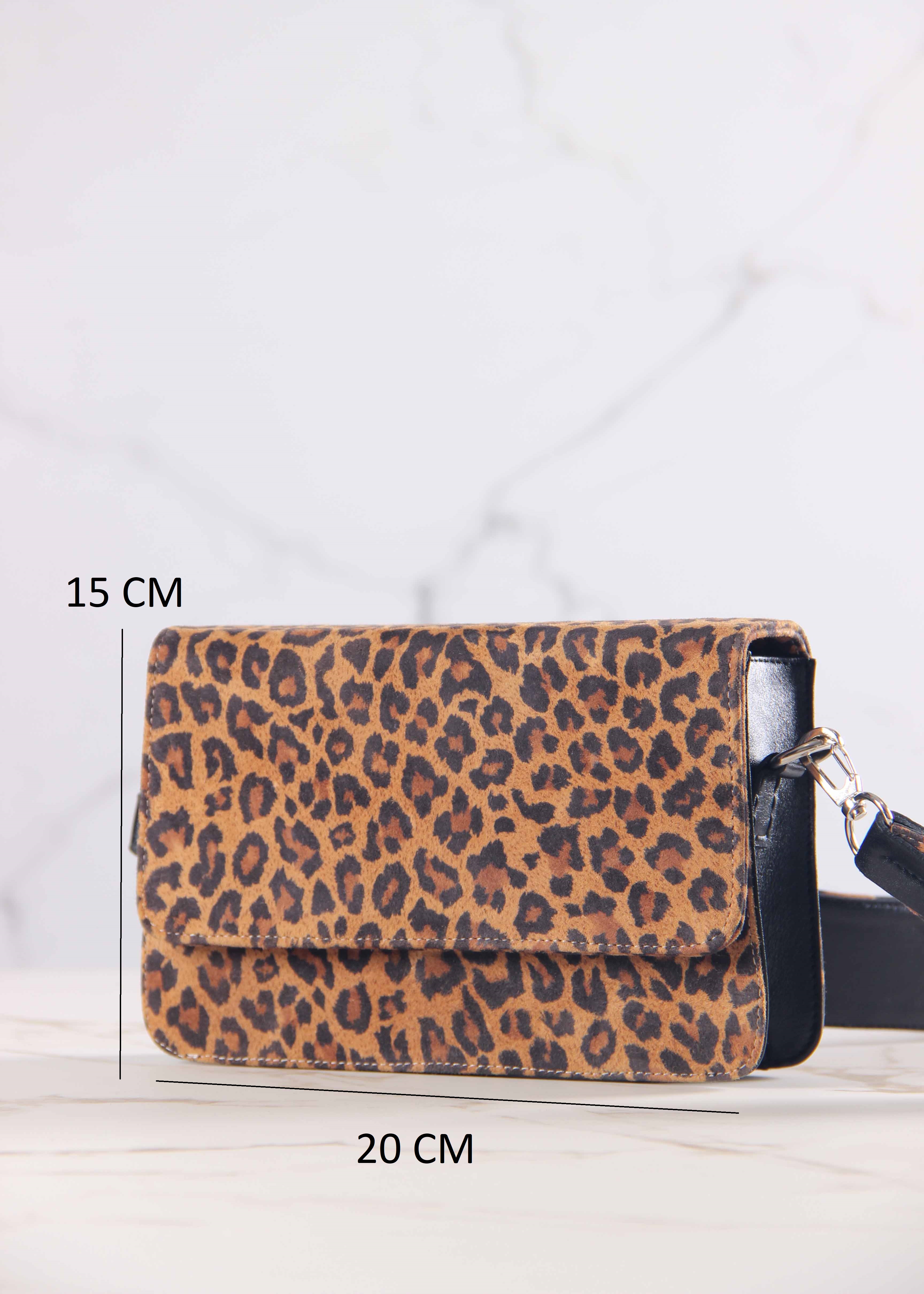 картинка Сумка-клатч ED'ART k08.коричневый леопард от интернет магазина