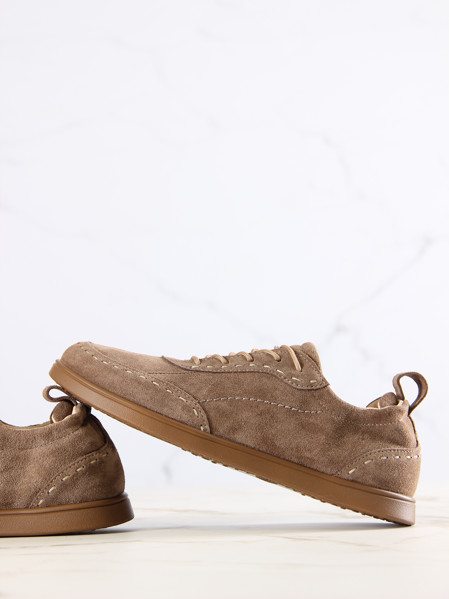 картинка Сникерины ED'ART 178.асти"br.Серо-коричневая замша от интернет магазина