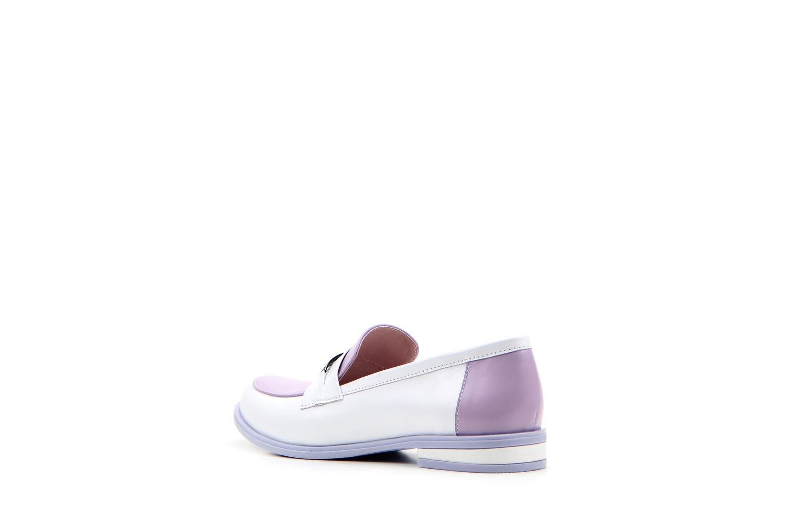 картинка Лоферы туфли ED'ART 117.madonna'l.white-lilac от интернет магазина