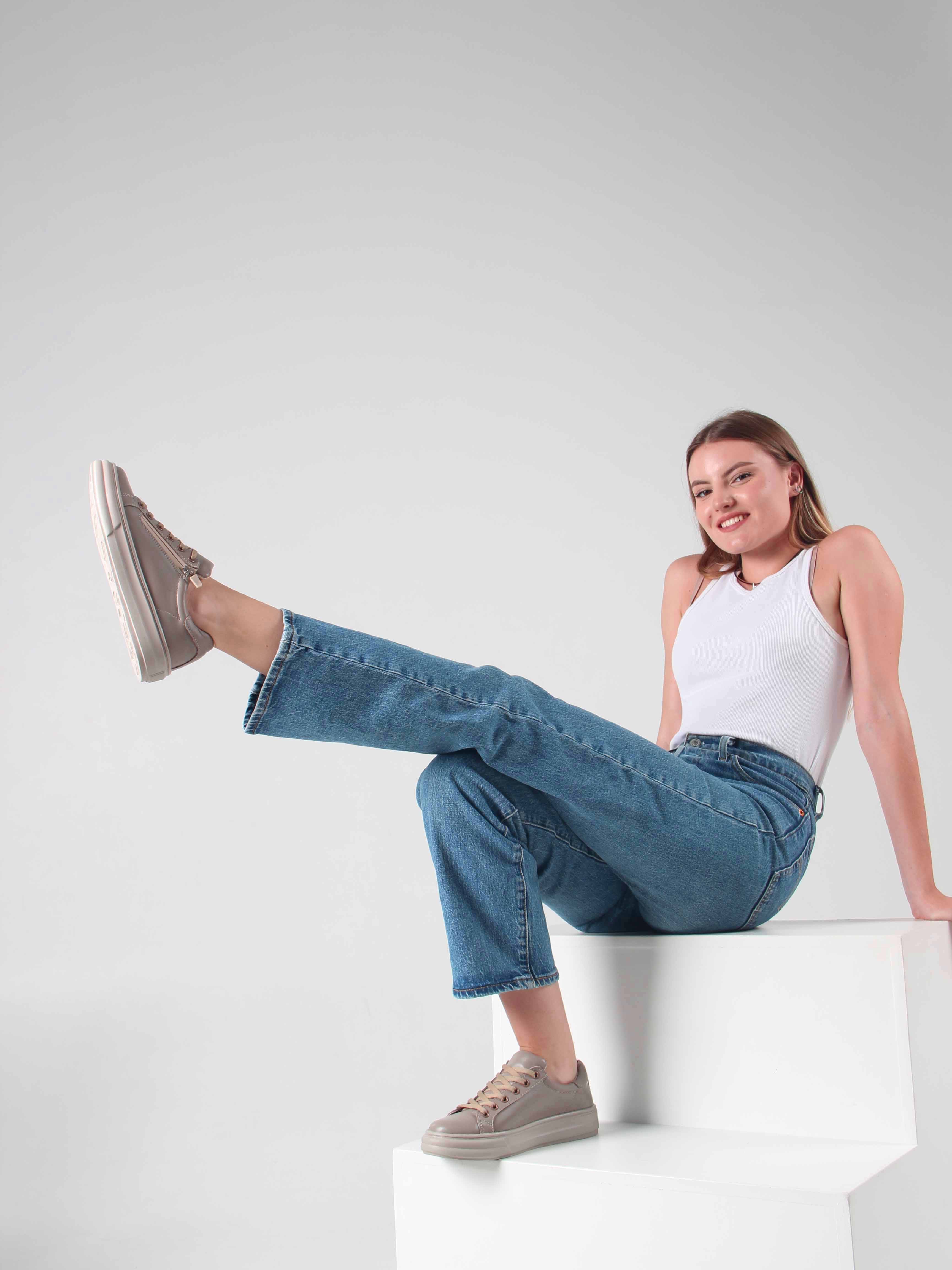 картинка Кеды ED'ART 166.Lusi22'l. Латте от интернет магазина