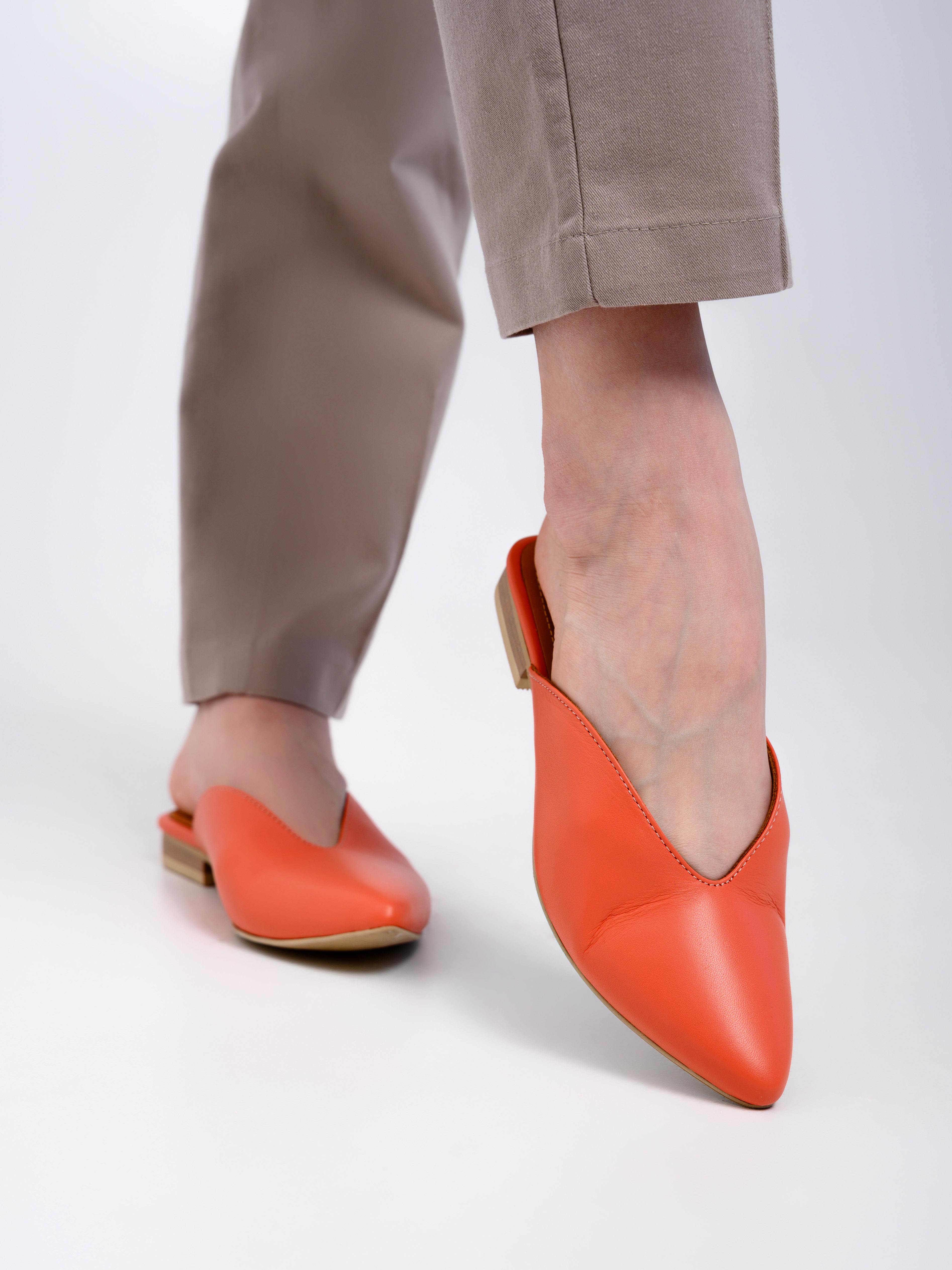 картинка Мюли ED'ART 1001.34104'be. Коралл от интернет магазина