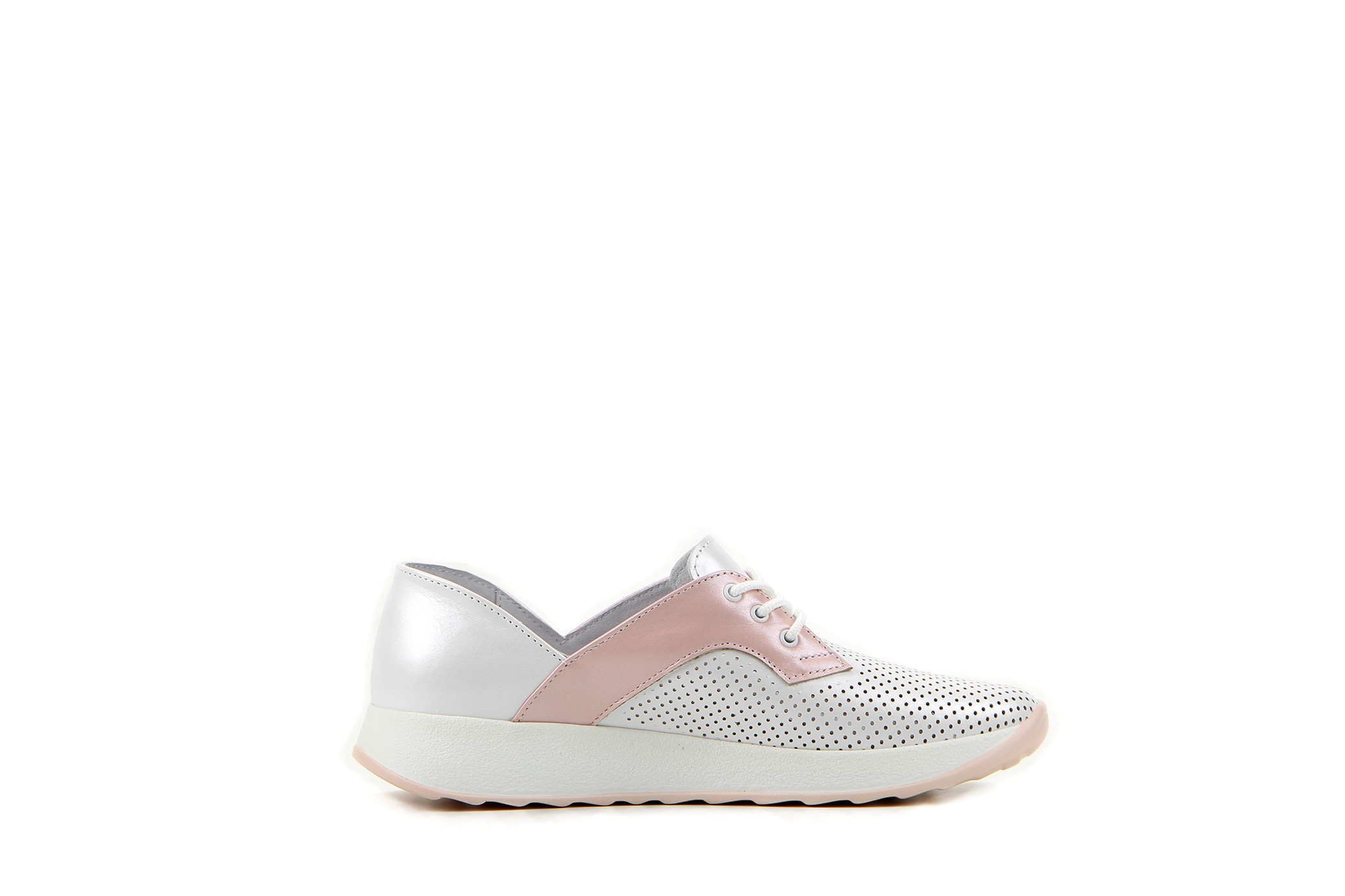 картинка Кеды ED'ART 114.asia'w.p.White perl+pink от интернет магазина