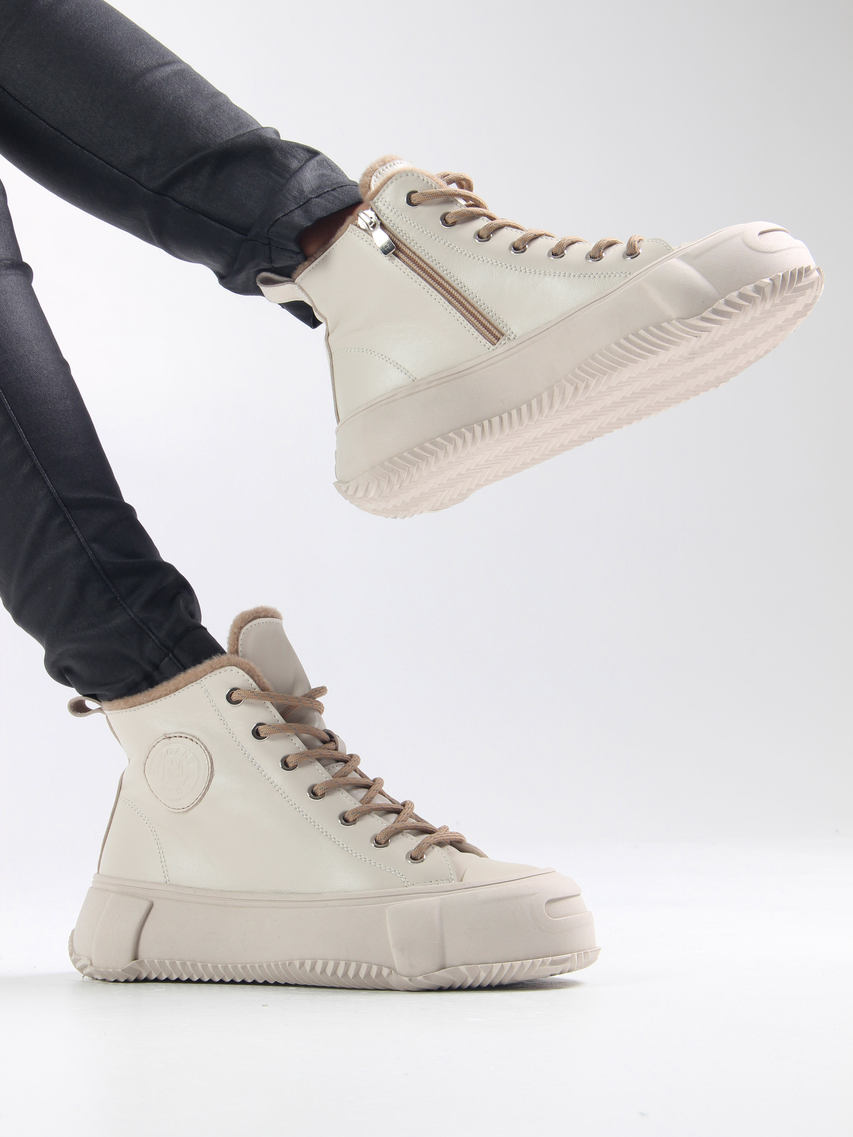 картинка Ботинки ED'ART 217.PODYUM151'be. светло бежевый от интернет магазина