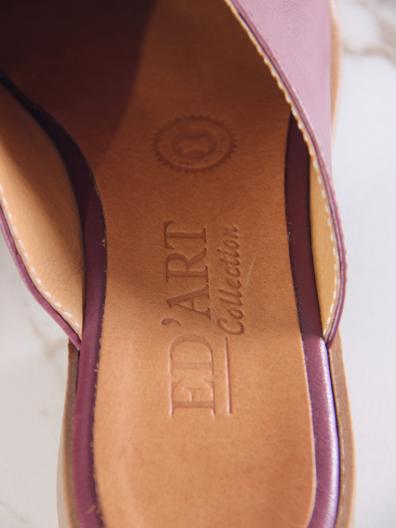 картинка Сабо ED'ART 5132.23663'br. Гнилая вишня+коричневый от интернет магазина