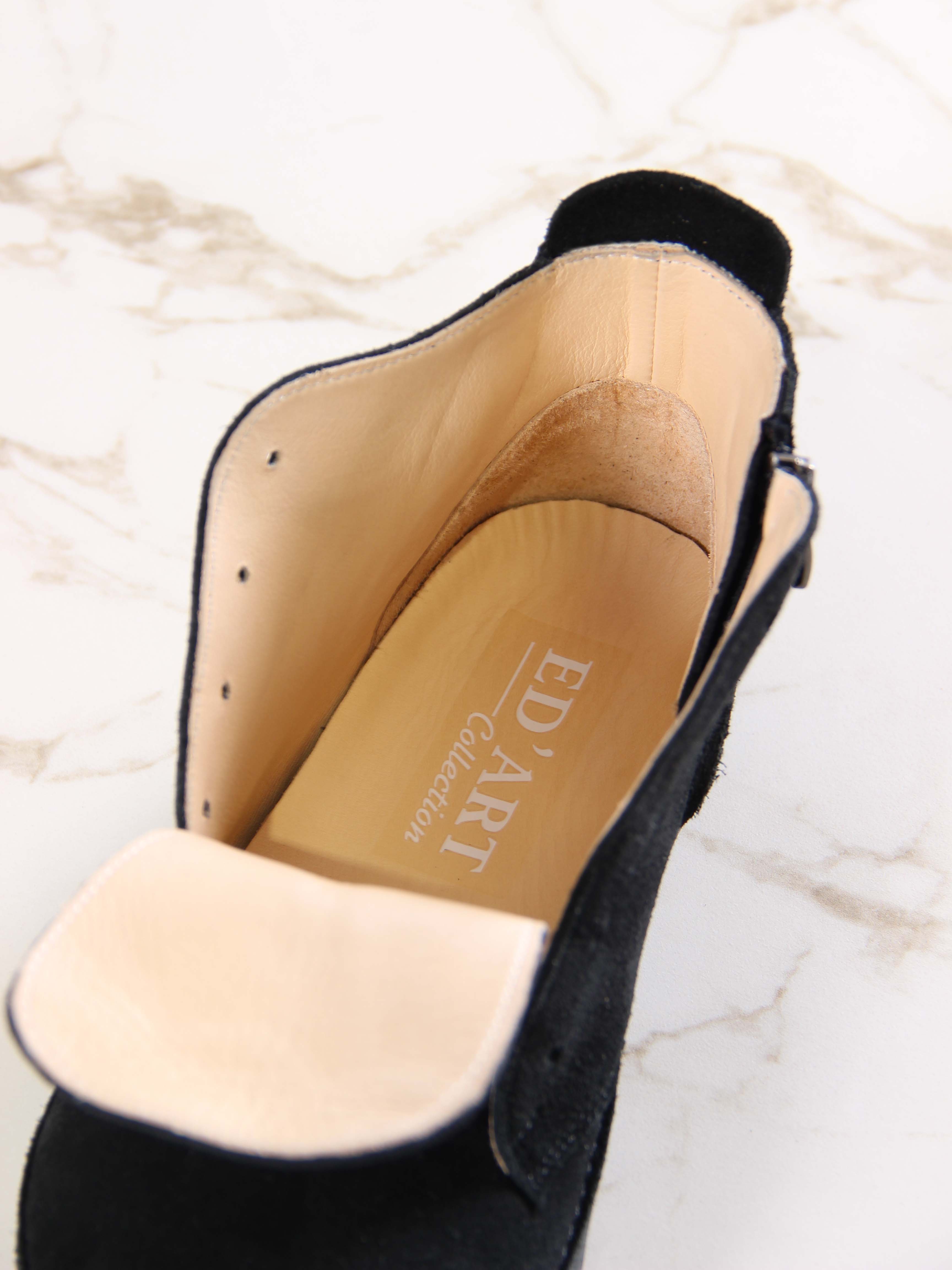 картинка Босоногие ботинки  ED'ART 210.NATA'bl.Черная замша от интернет магазина