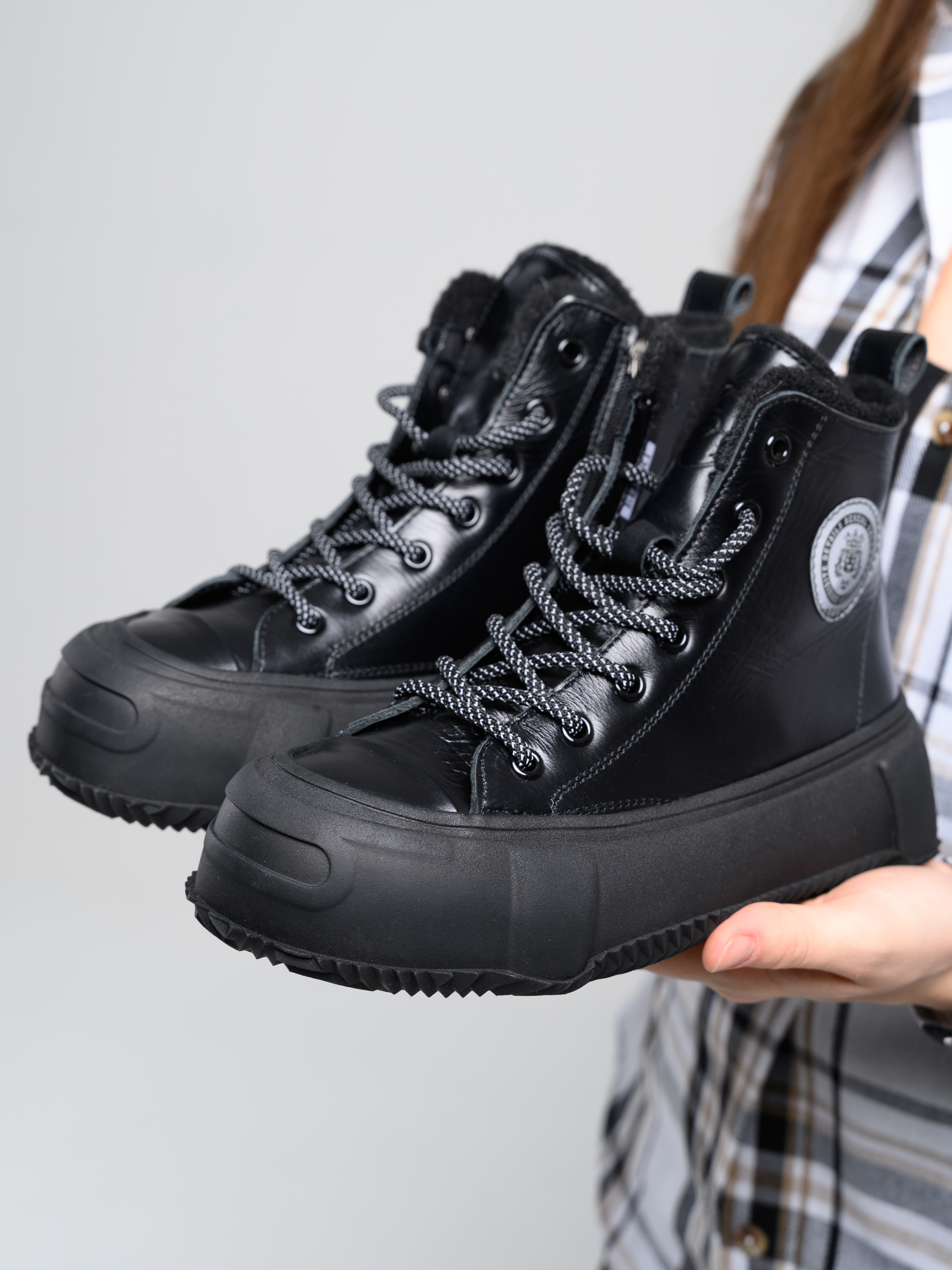 картинка Ботинки ED'ART 217.PODYUM151'bl. черный от интернет магазина