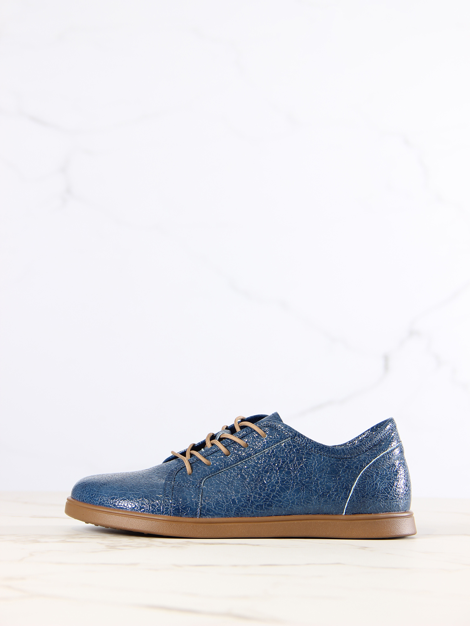 картинка Кеды босоногие ED'ART 182.асти'br.Синий наплак от интернет магазина