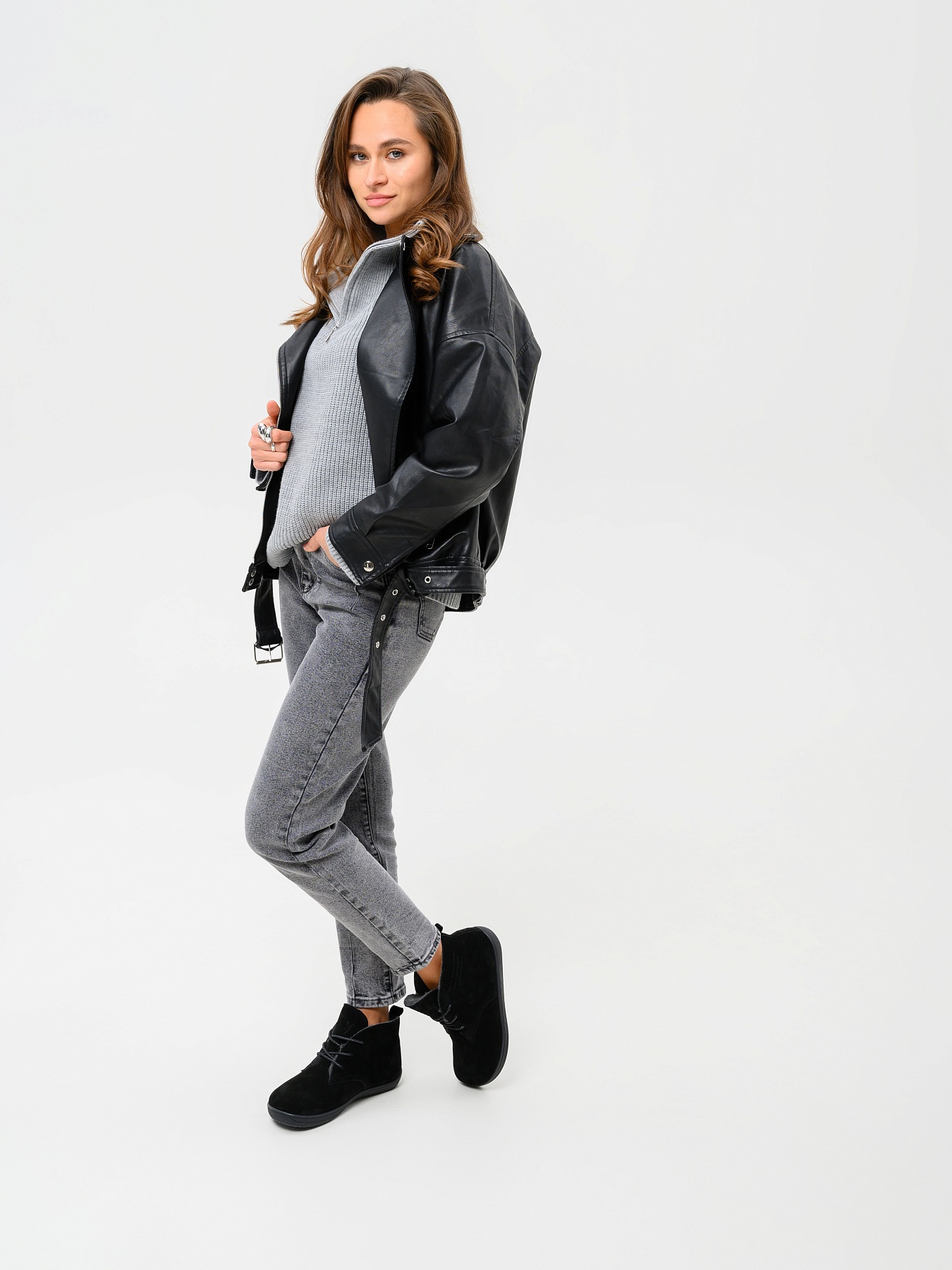 картинка Босоногие ботинки  ED'ART 208.NATA'bl.Черный замша от интернет магазина