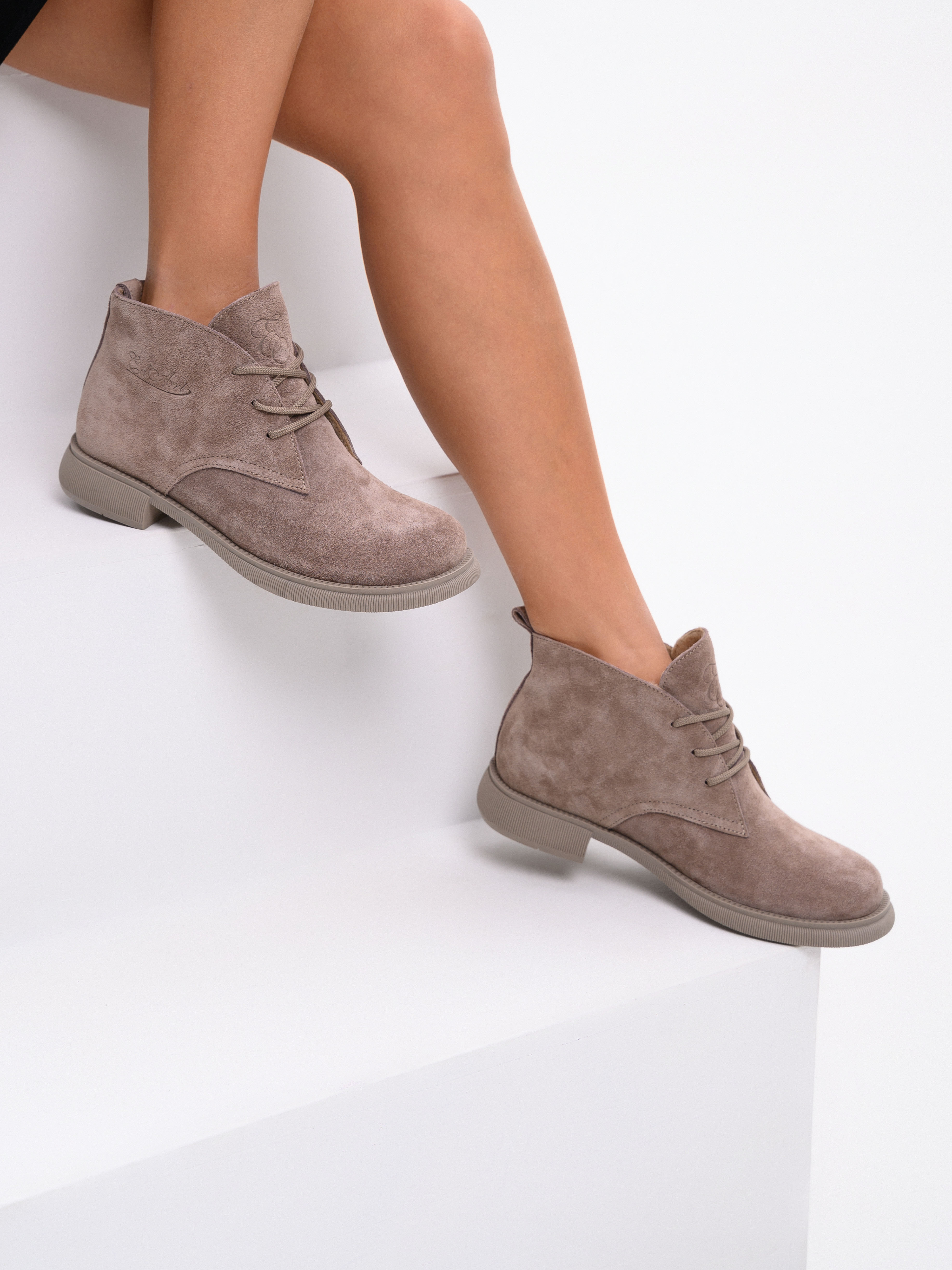 картинка Ботинки ED'ART 308.патриция'ka. Капучино замша от интернет магазина