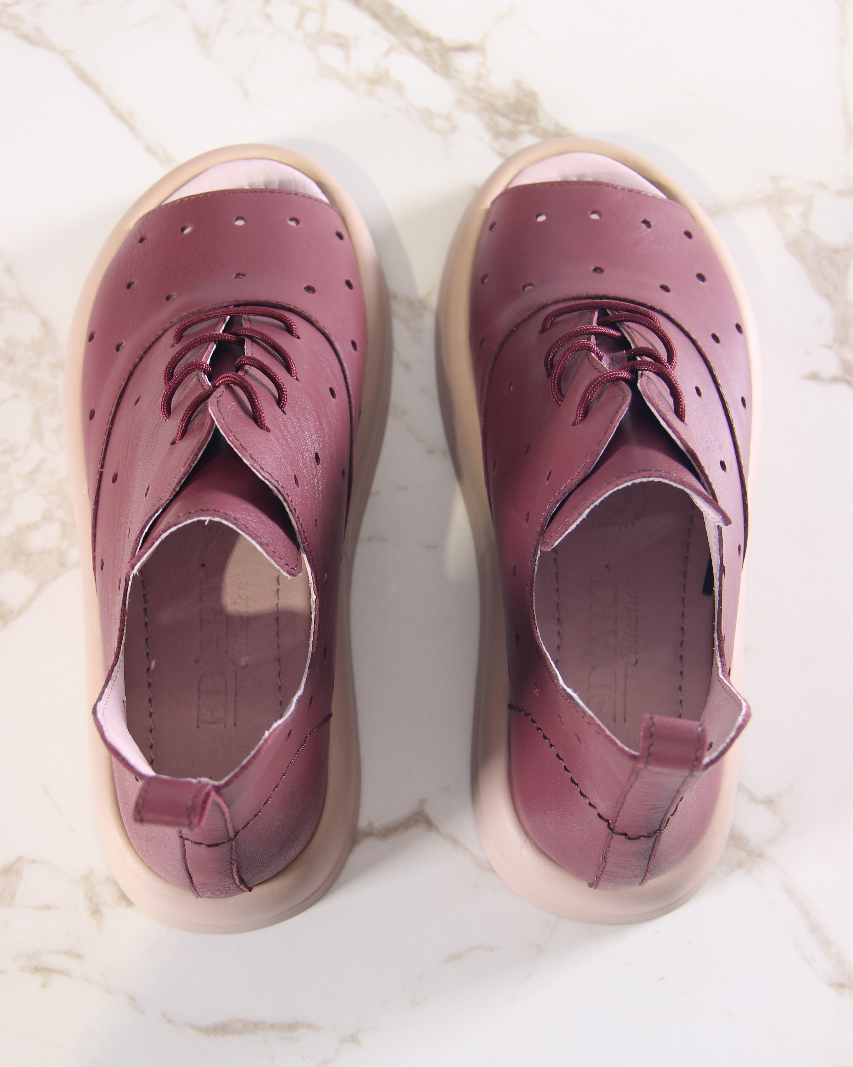 картинка Босоножки ED'ART 1059.0132'c. Гнилая вишня+какао от интернет магазина