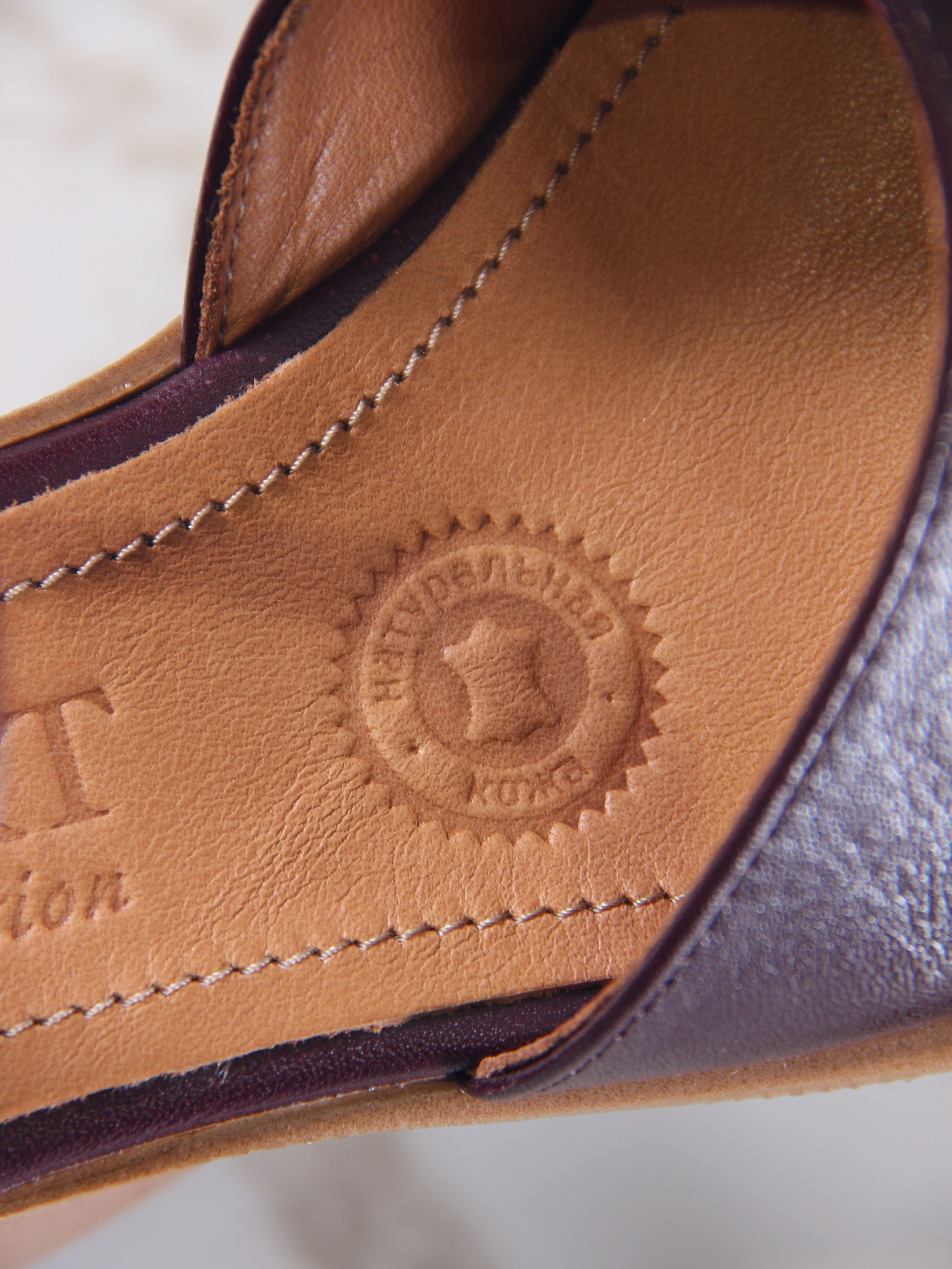 картинка Босоножки ED'ART 5032.23663'be. Бордовый +коричневый от интернет магазина