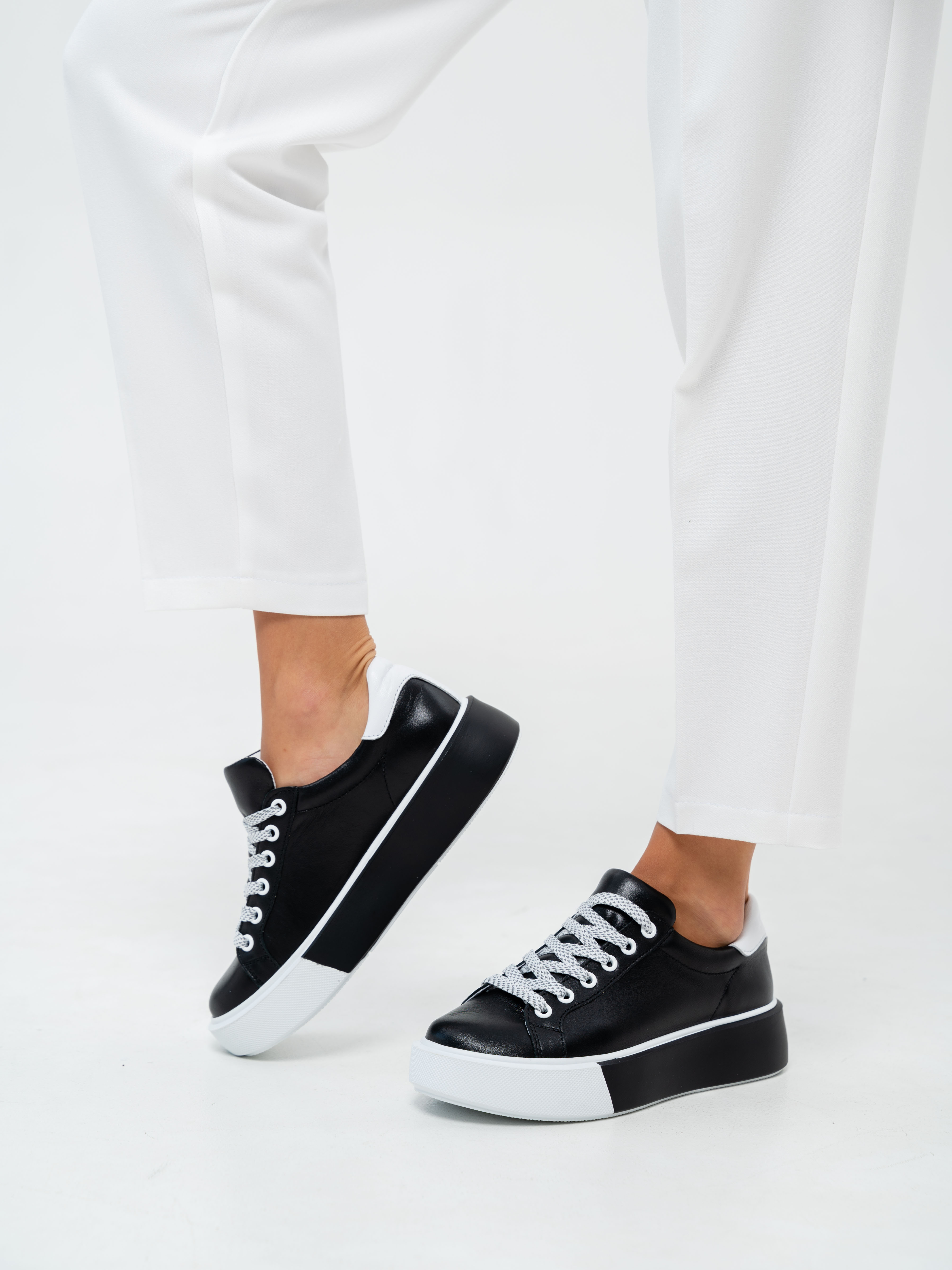 картинка Кеды ED'ART 128.Mikki'bl.Белый-черный от интернет магазина