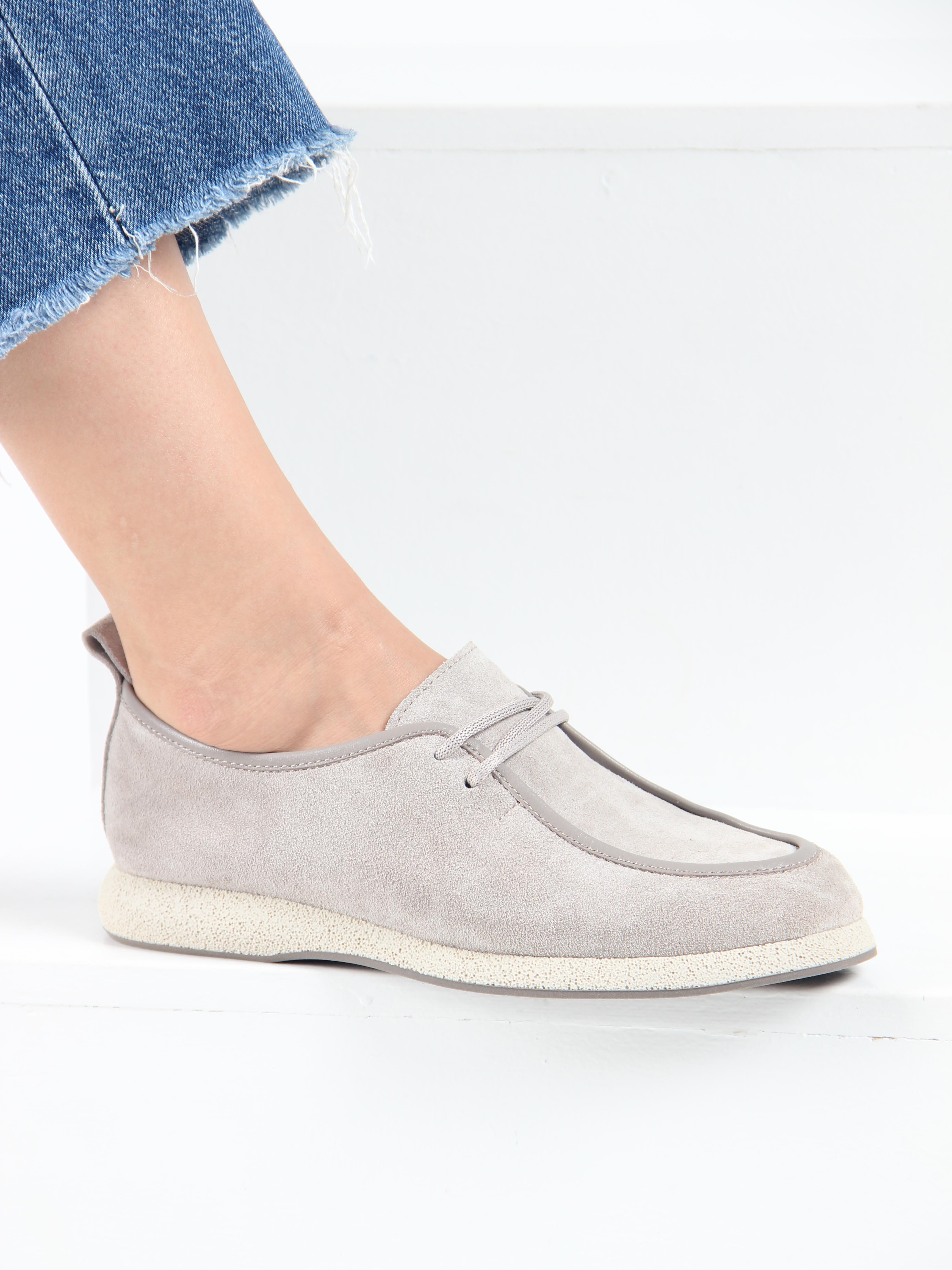 картинка Мокасины ED'ART 191.1607'be. каменный замша от интернет магазина