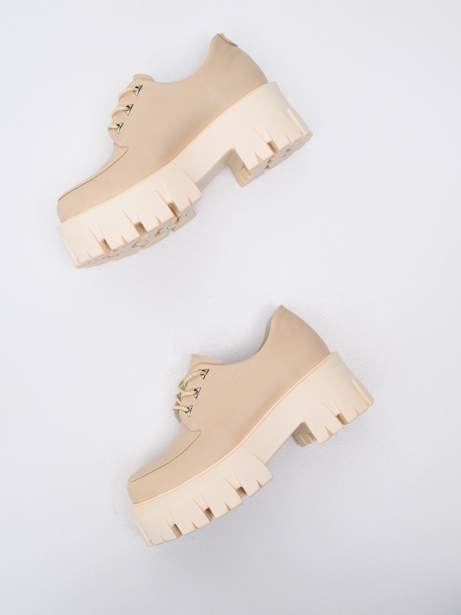 картинка Туфли полуботинки ED'ART 202.90200'm. Бежевый от интернет магазина