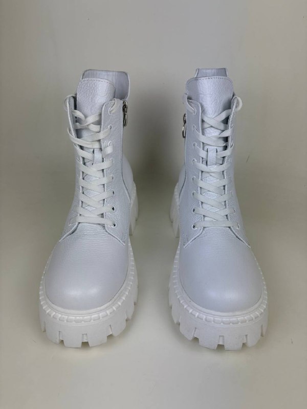 картинка Ботинки ED'ART 346.чанки'w. Белый бартон уценка от интернет магазина