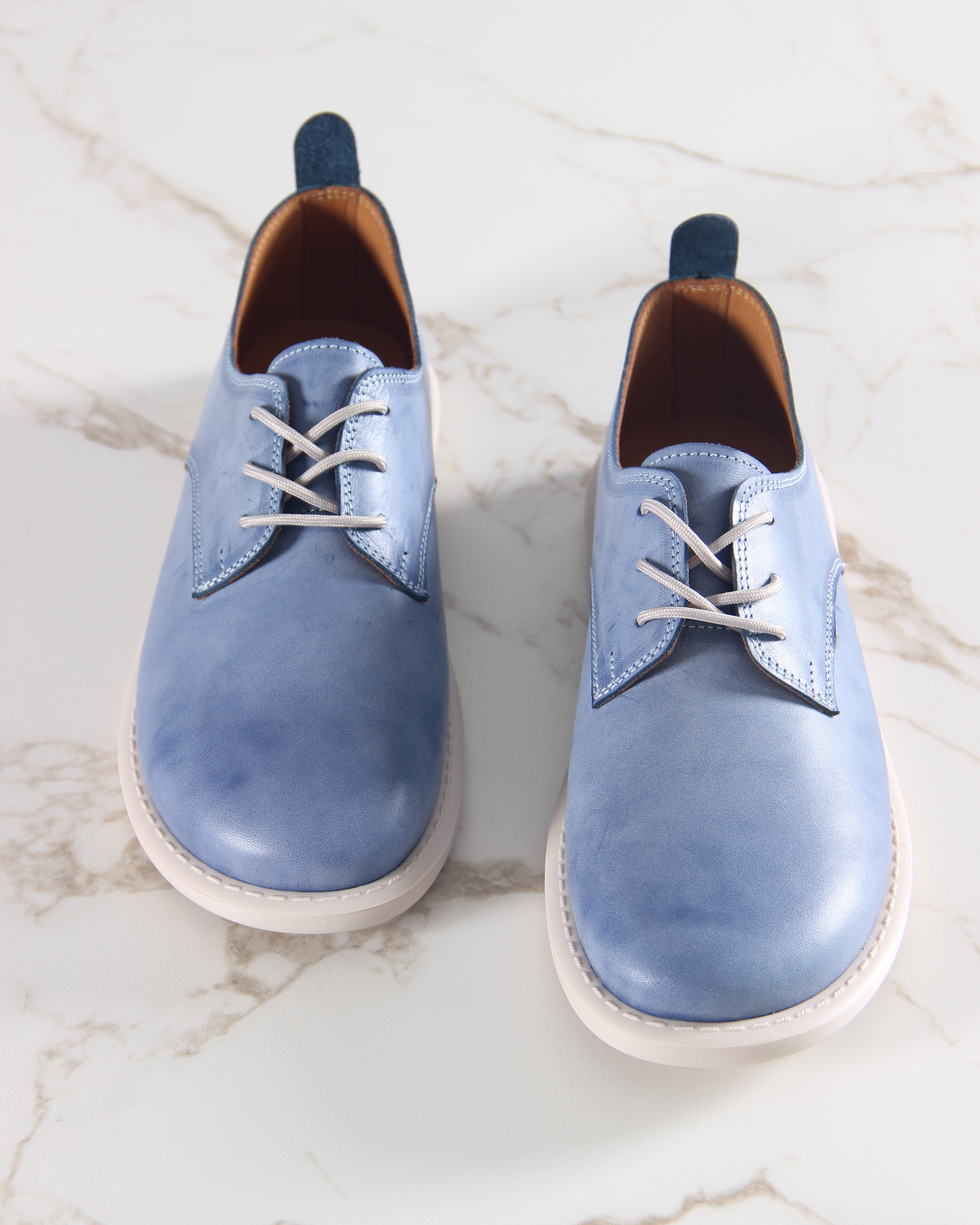 картинка Туфли ED'ART 181.ОКСЕ'be. Вакса джинс+бежевый от интернет магазина