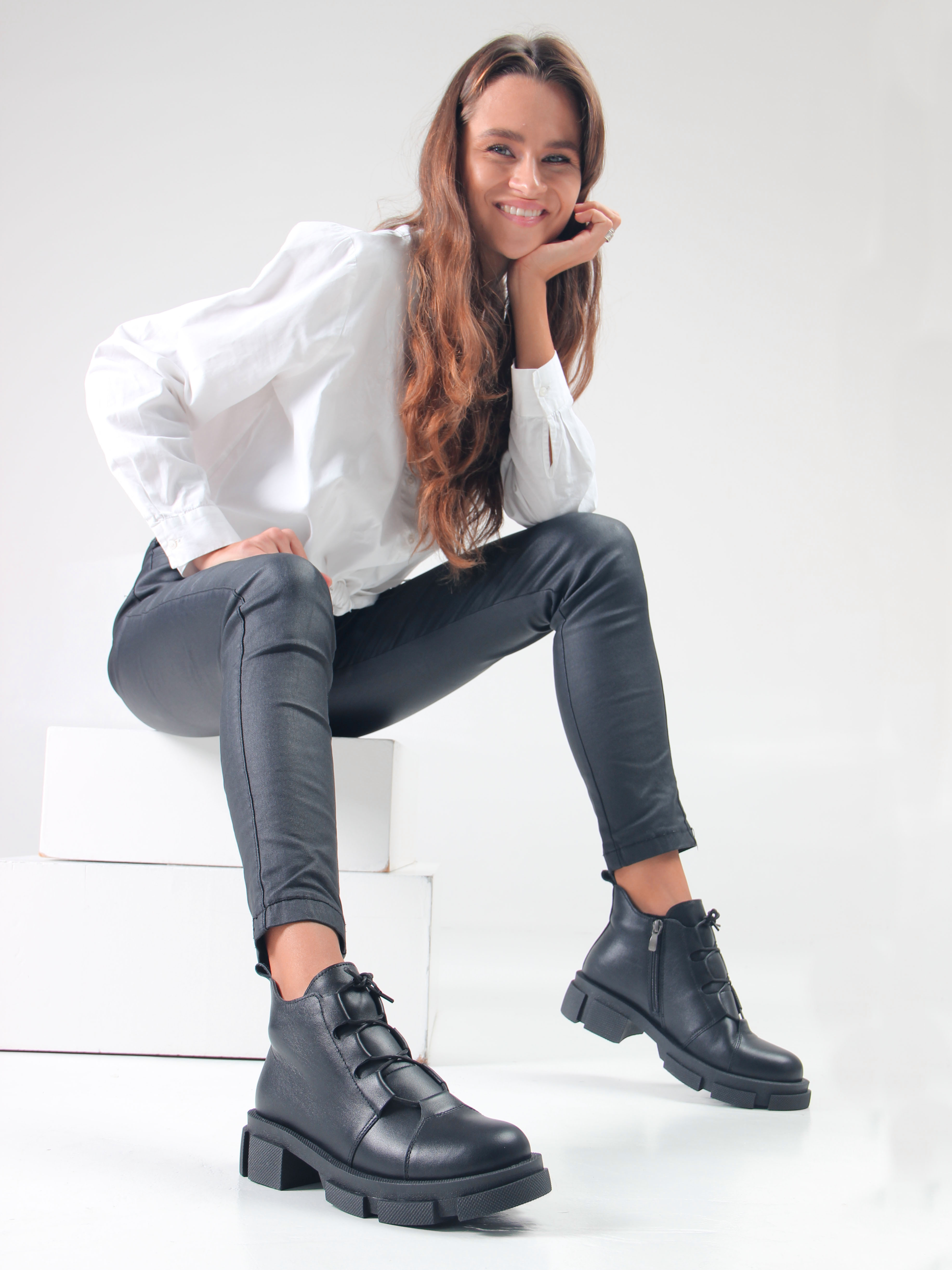 картинка Ботинки ED'ART 218.21074'bl. черный от интернет магазина