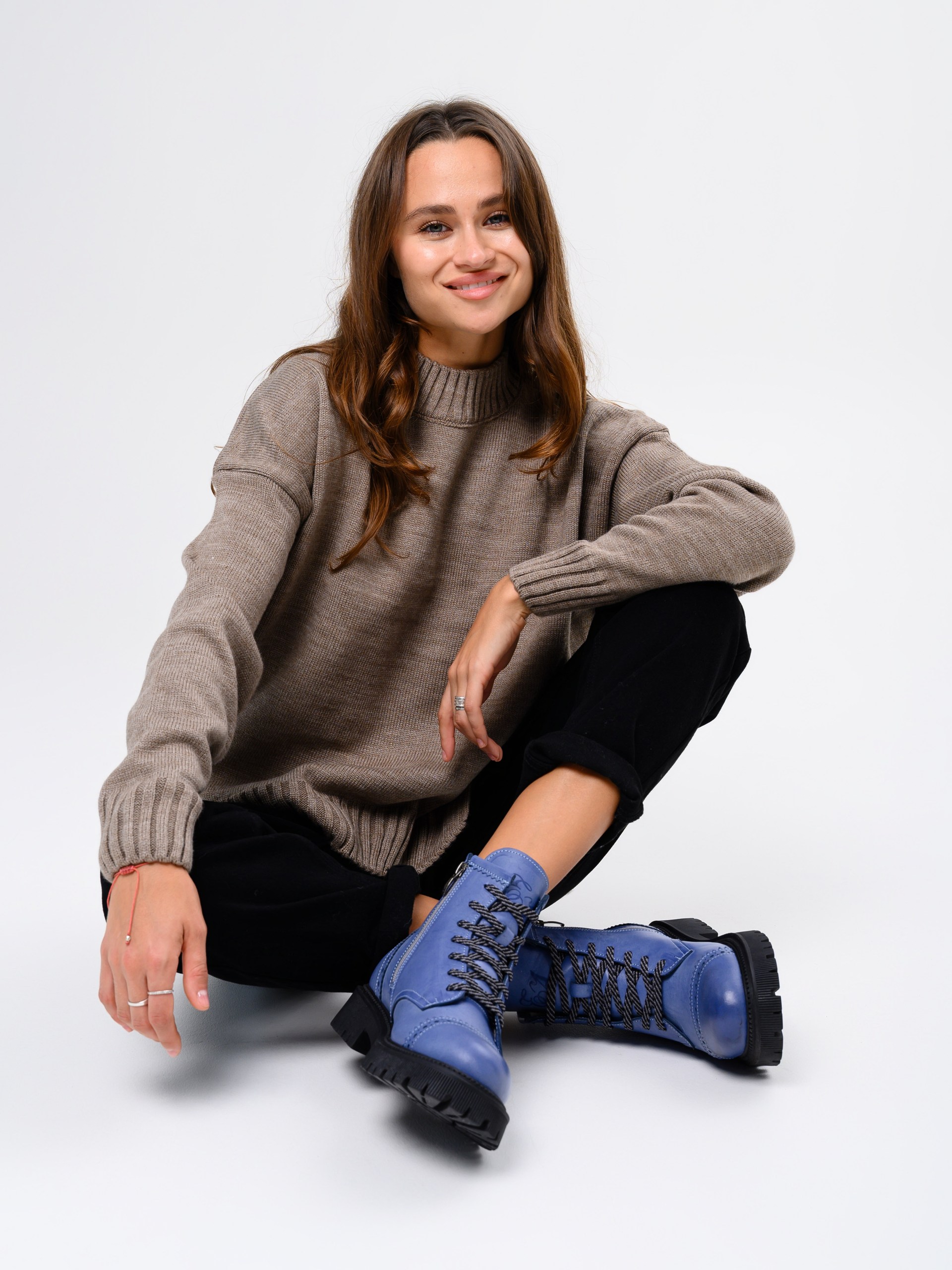 картинка Ботинки ED'ART 319.taskana'bl. Вакса джинс от интернет магазина