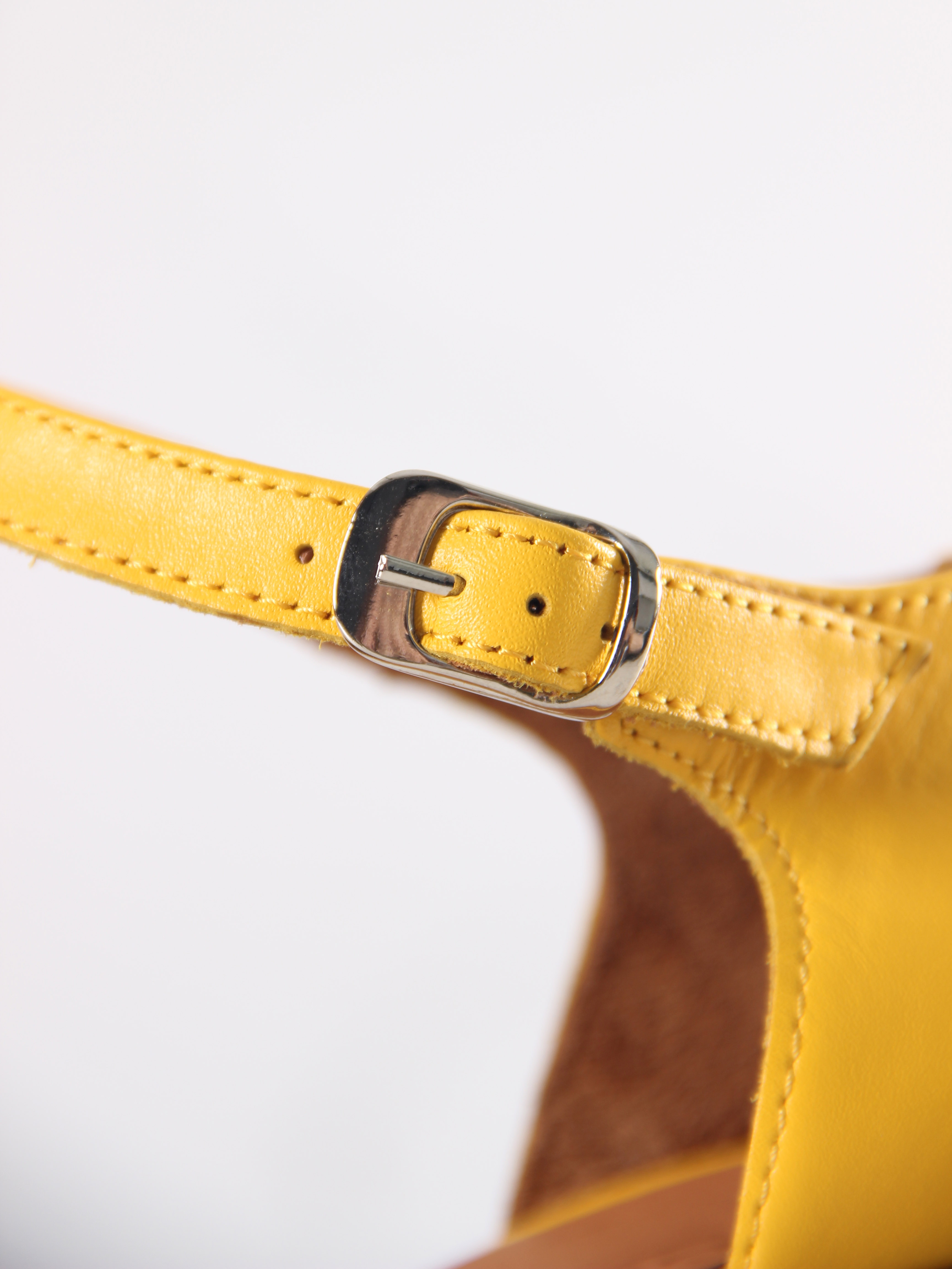 картинка Босоножки ED'ART 5033.23663'be. Желтый+коричневый от интернет магазина