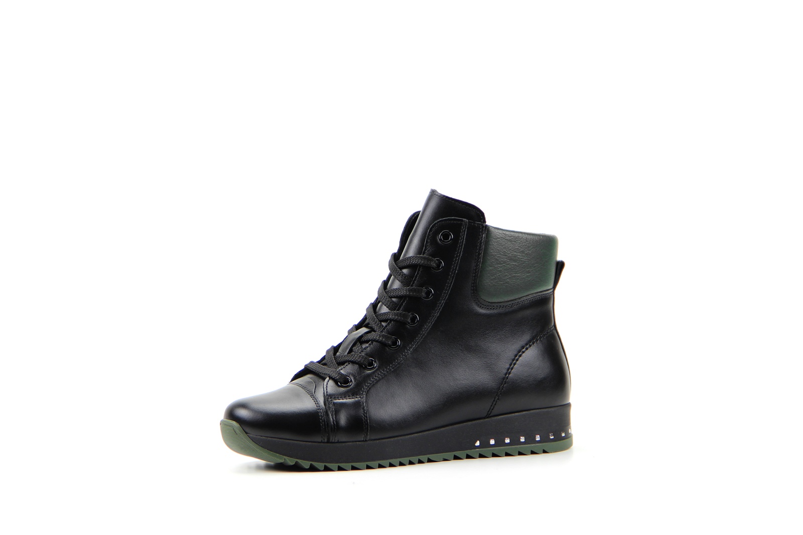 картинка Ботинки ED'ART 311.omega2'bl.black+green от интернет магазина