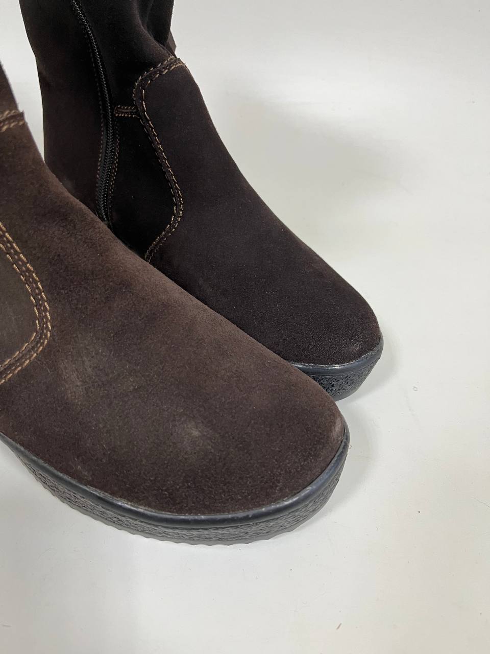 картинка Полусапоги ED'ART 732.Ultra коричневый замша У от интернет магазина